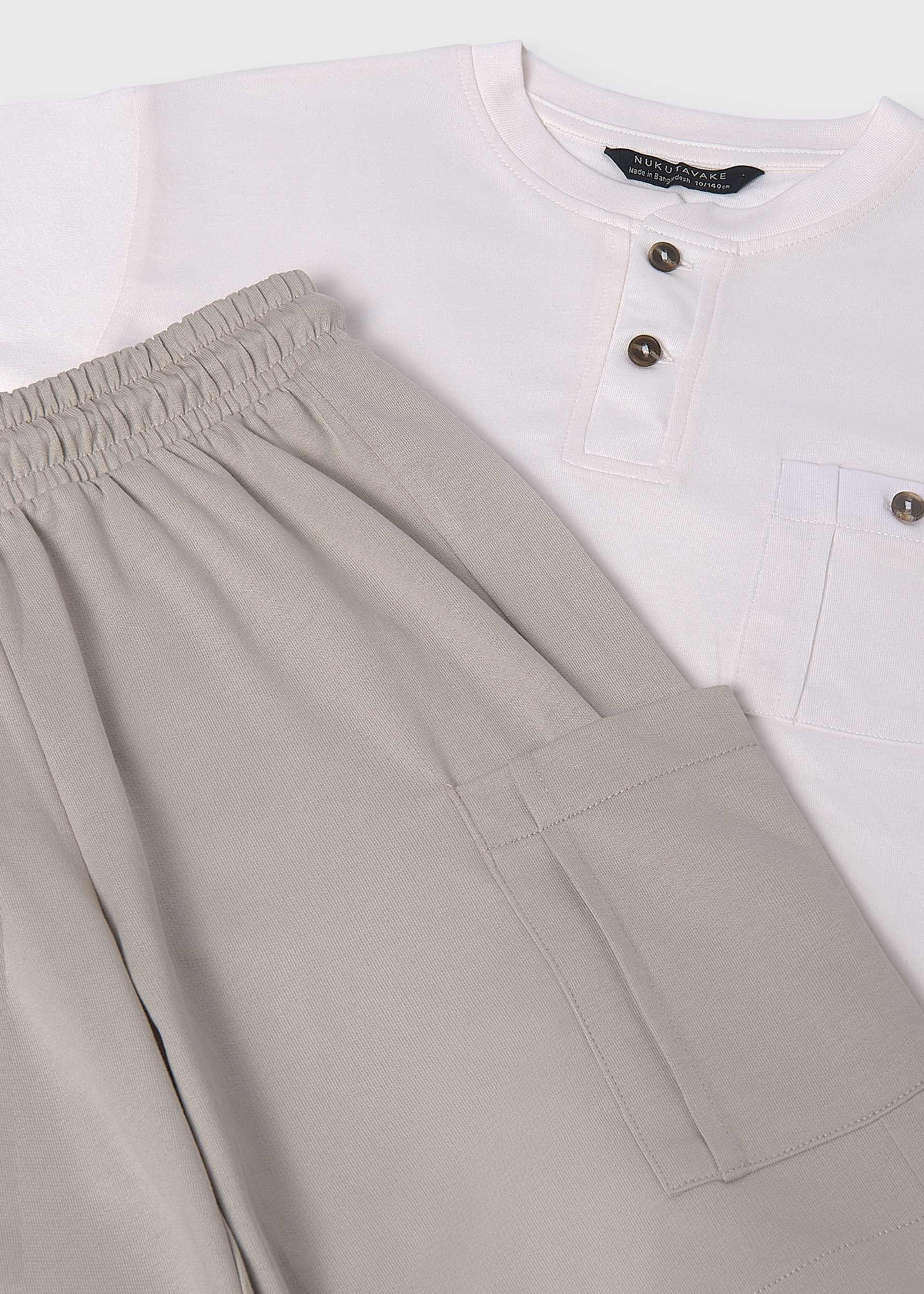 Set Bermudas und T-Shirt Teenager Jungen