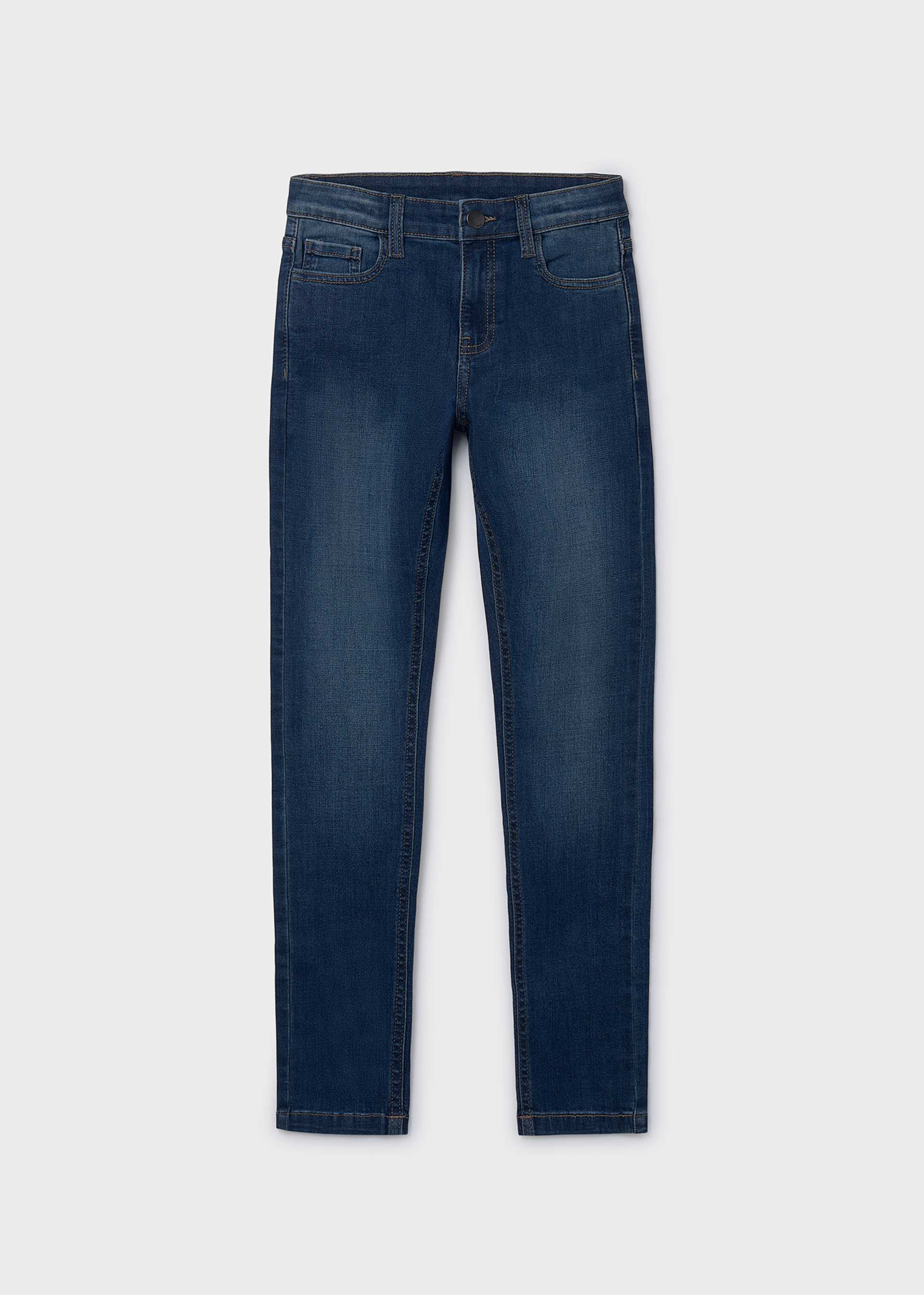 Дънков панталон slim fit basic