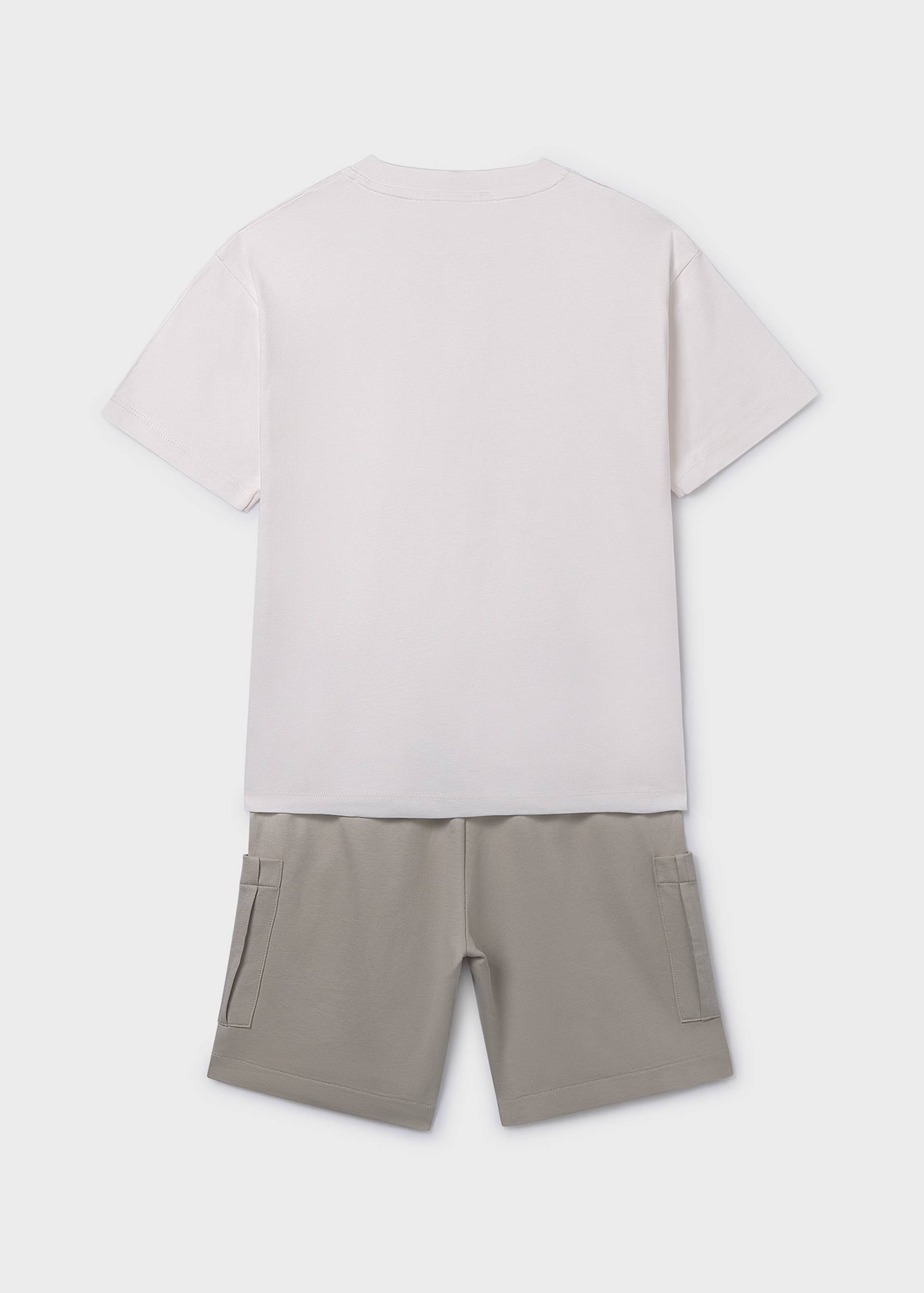 Boy Knit Shorts and T-shirt Set