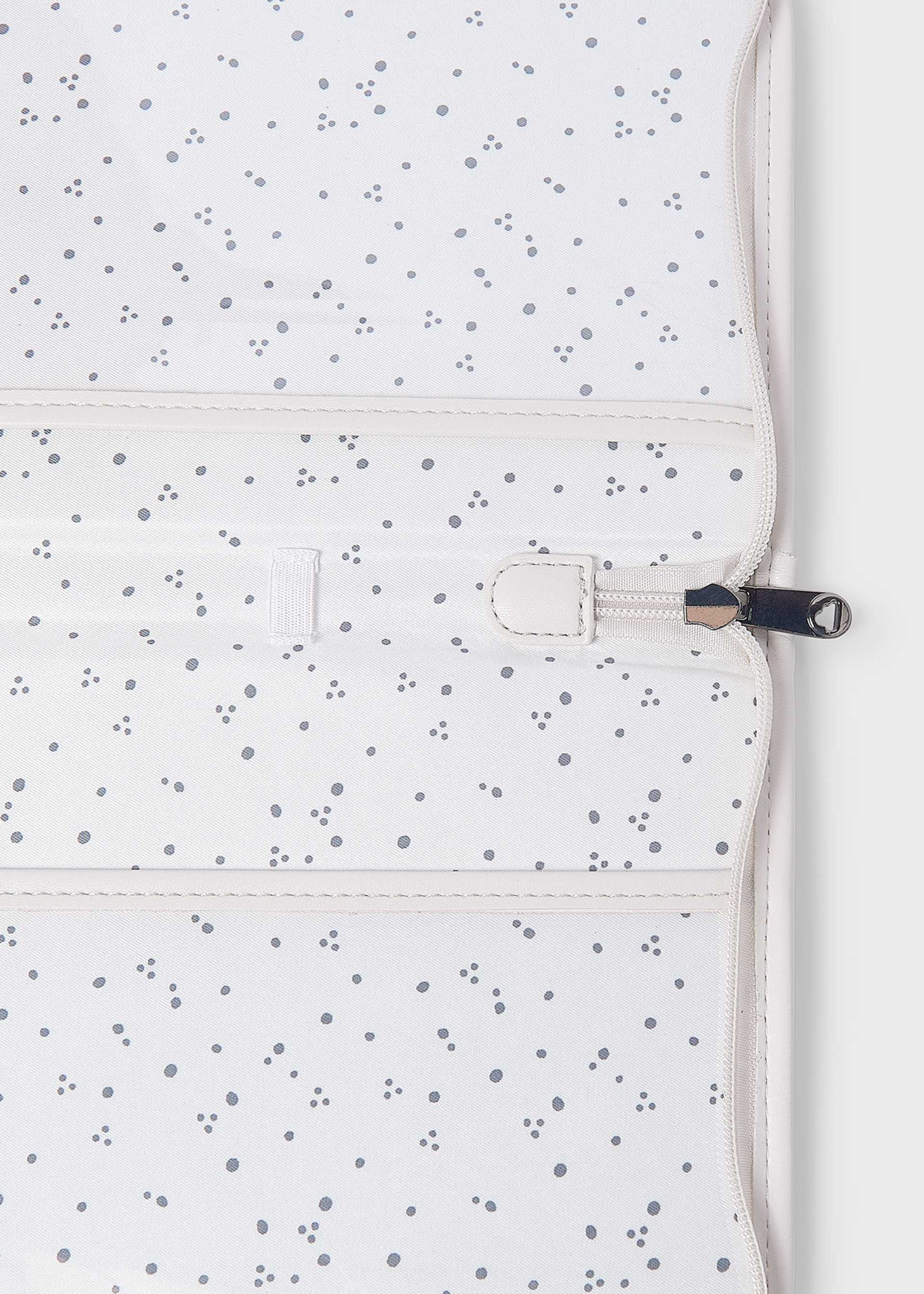 Baby faux leather document holder