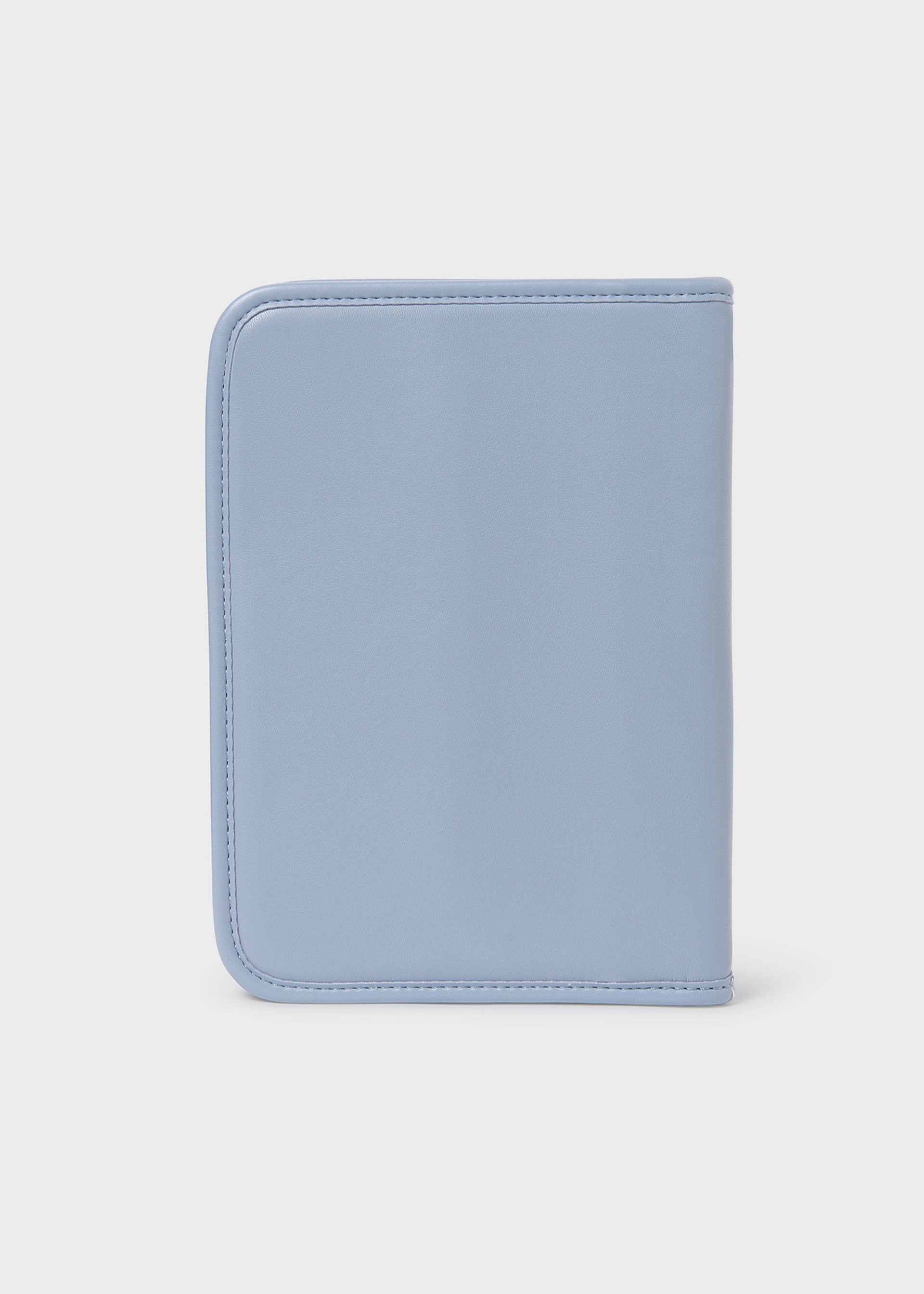 Baby faux leather document holder