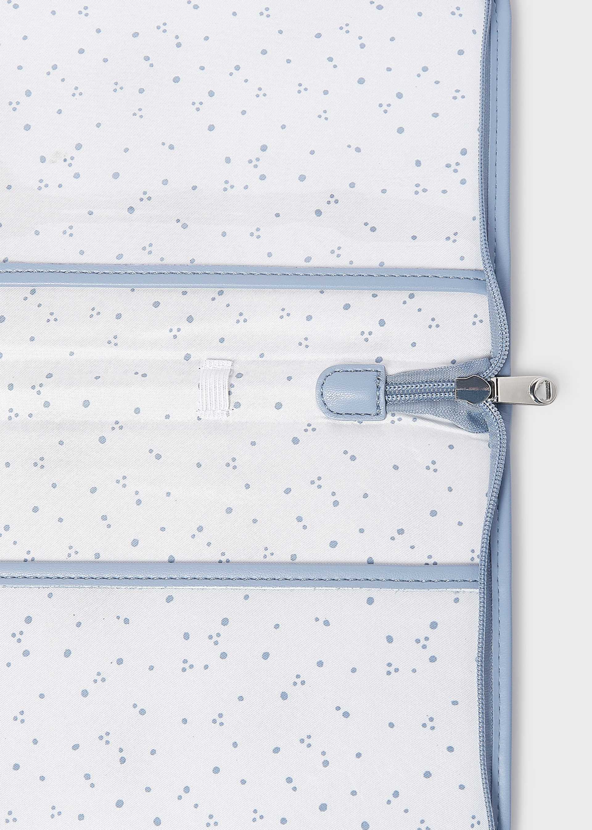 Baby faux leather document holder