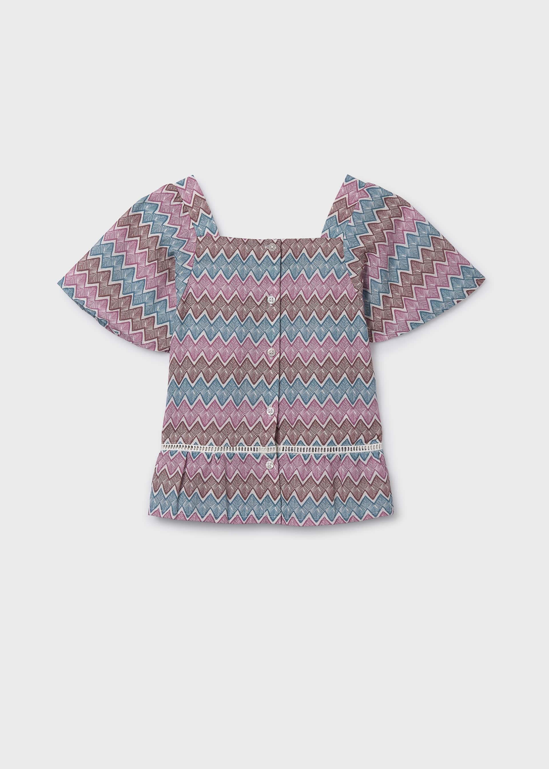 Blouse imprimée fille