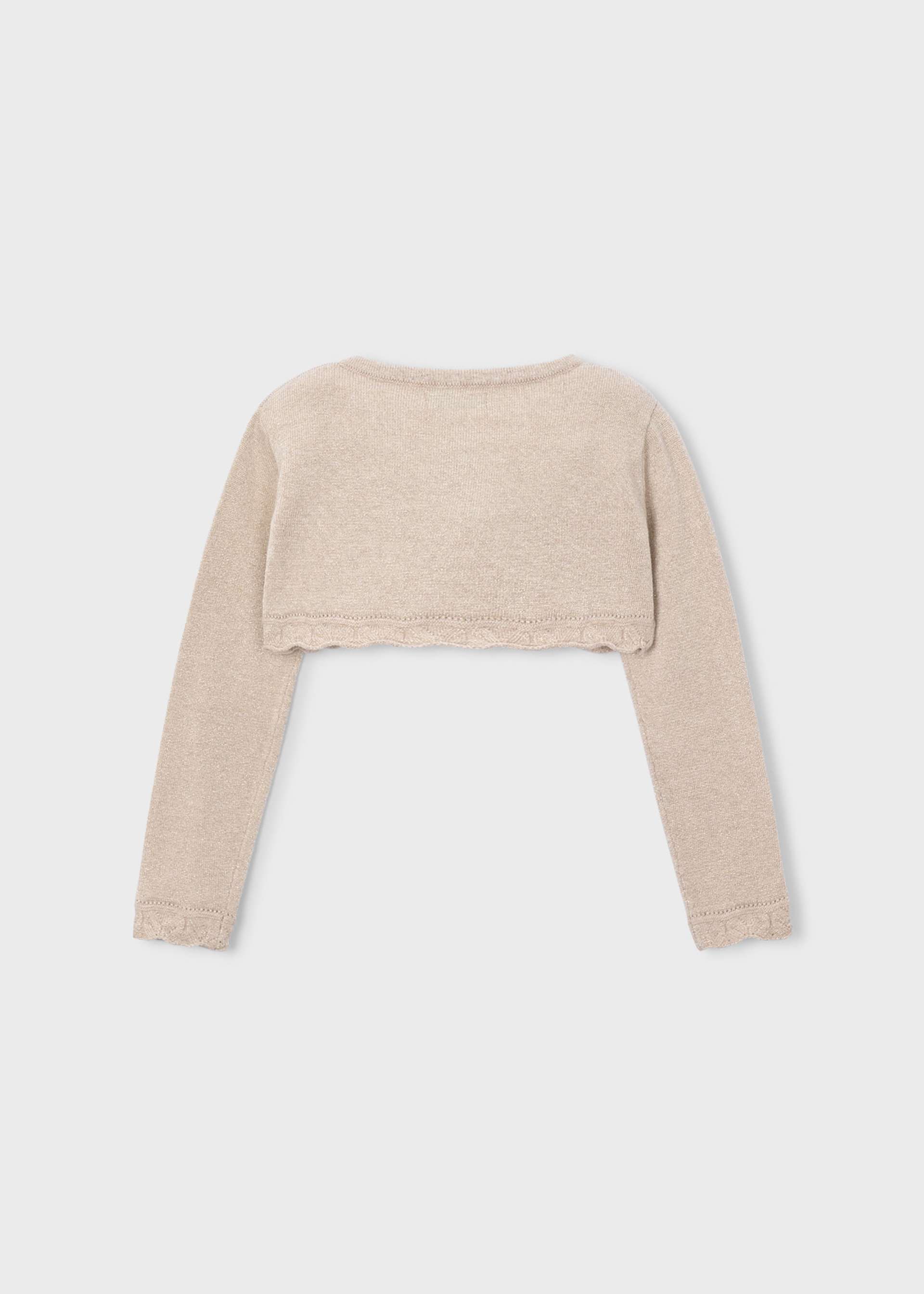 Girl Knit Crop Cardigan