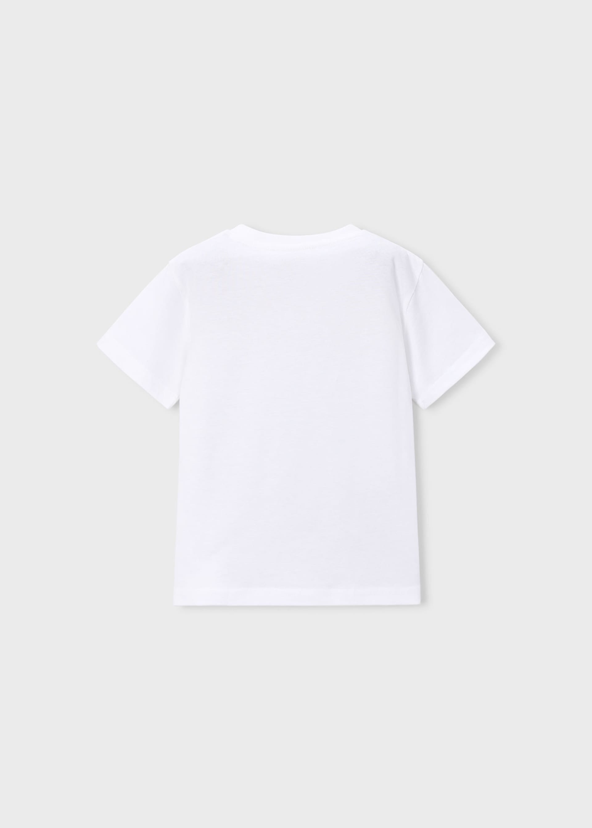 Camiseta con moto bordada niño