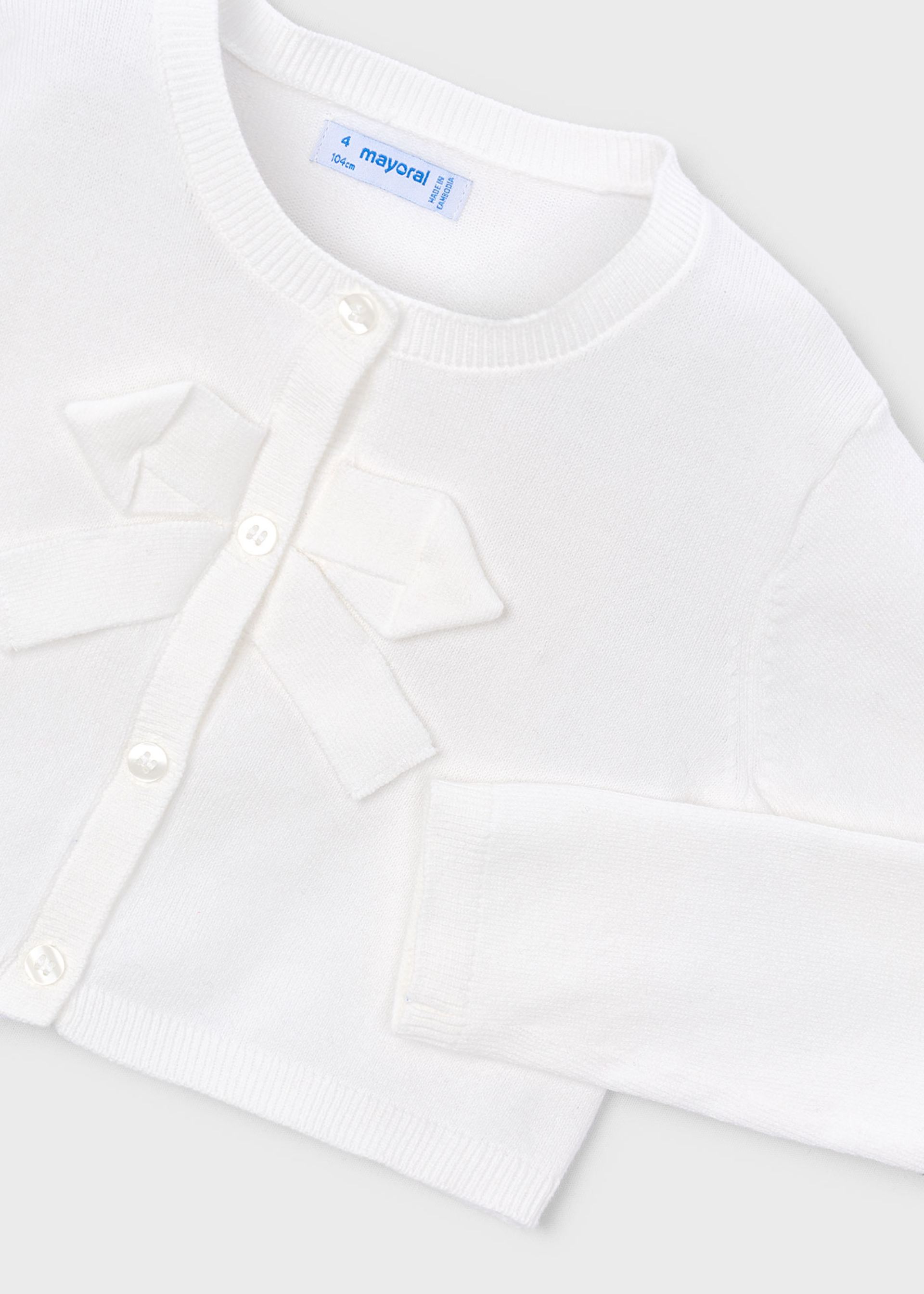 Girls basic knitted cardigan