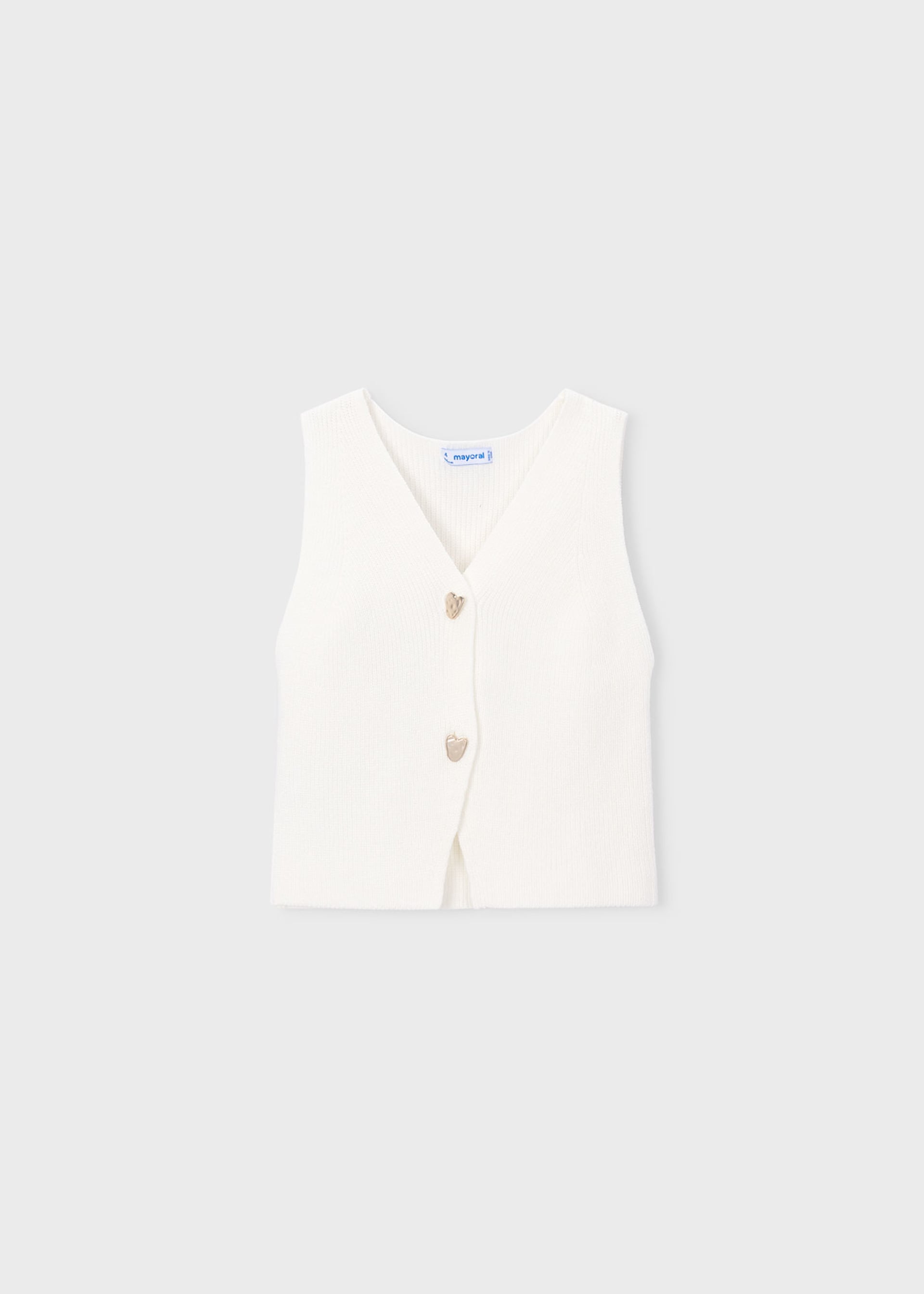 Gilet bottoni bambina