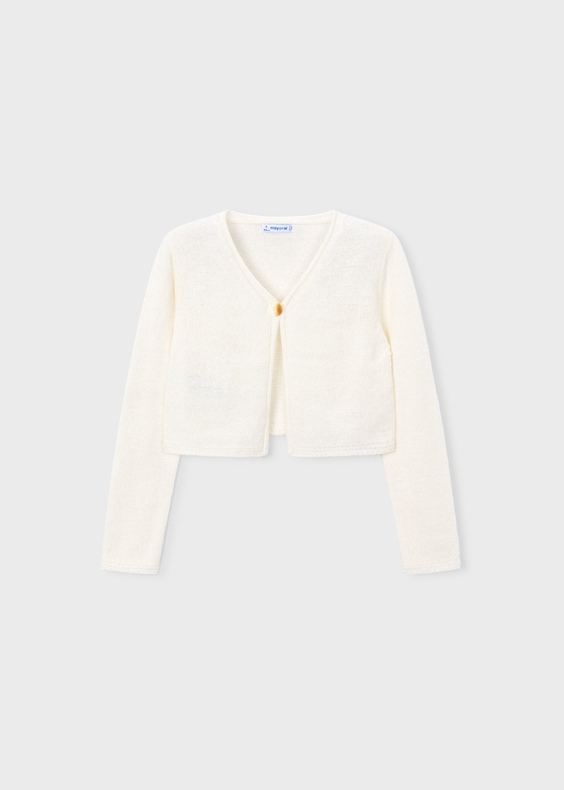 Cardigan bottone bambina