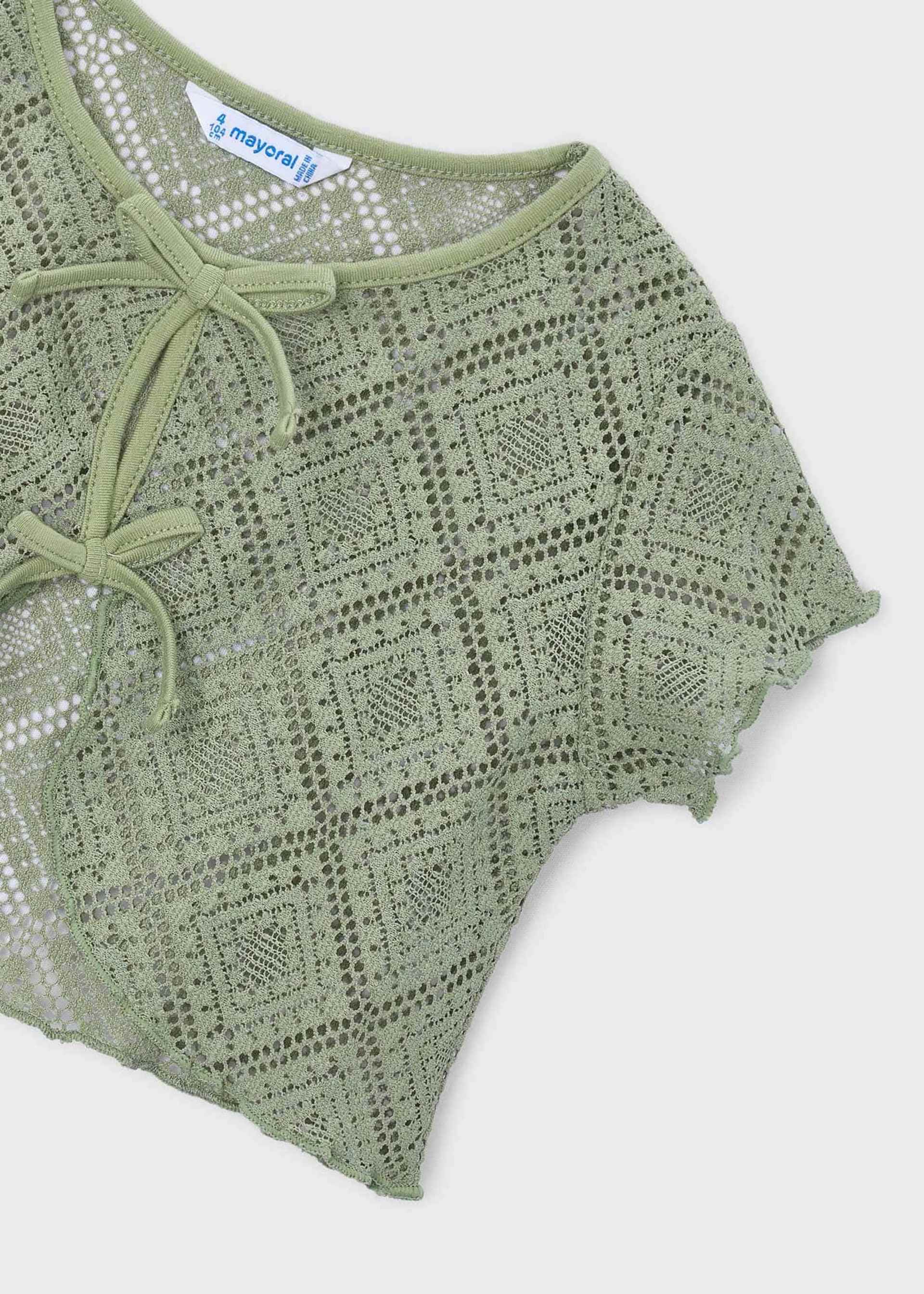 Playera crochet niña