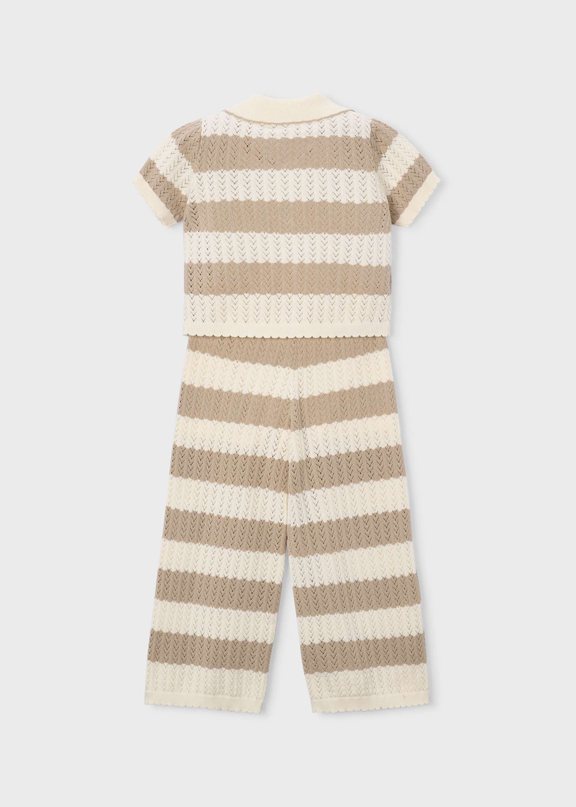 Girl's cardigan and pants set