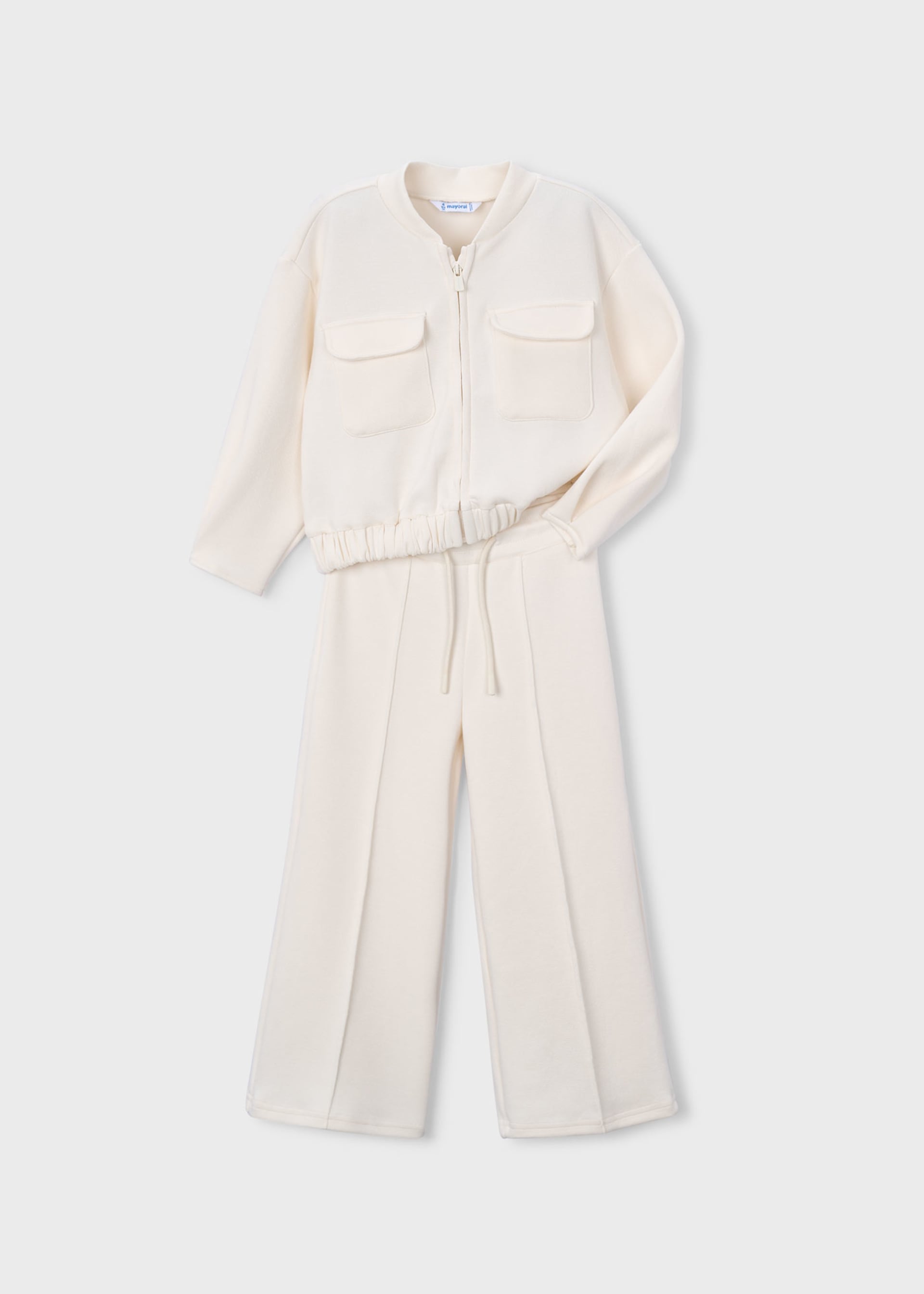 Girl 2-Piece Pique Tracksuit