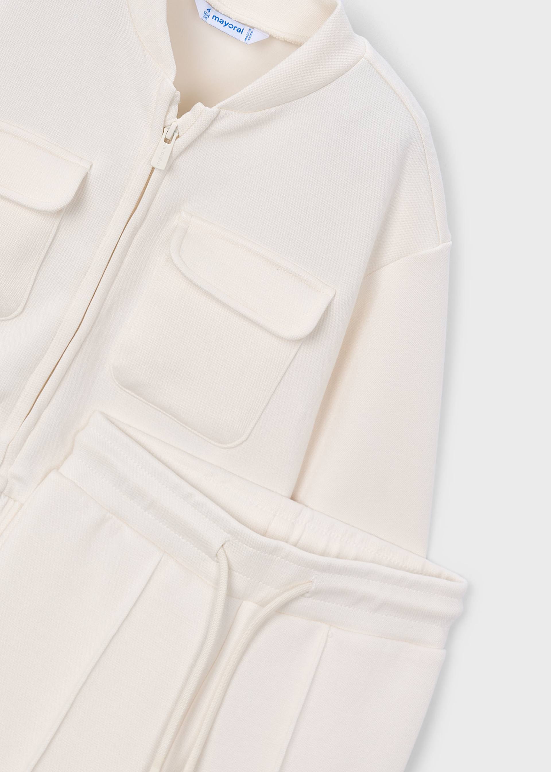 Girl 2-Piece Pique Tracksuit