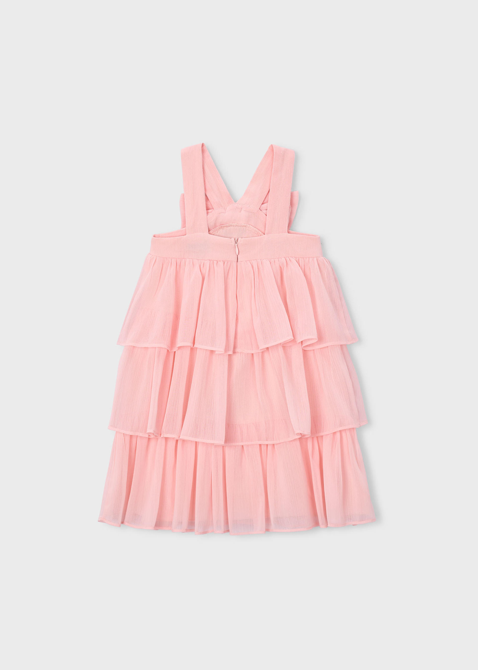 Vestito bambula volant bambina