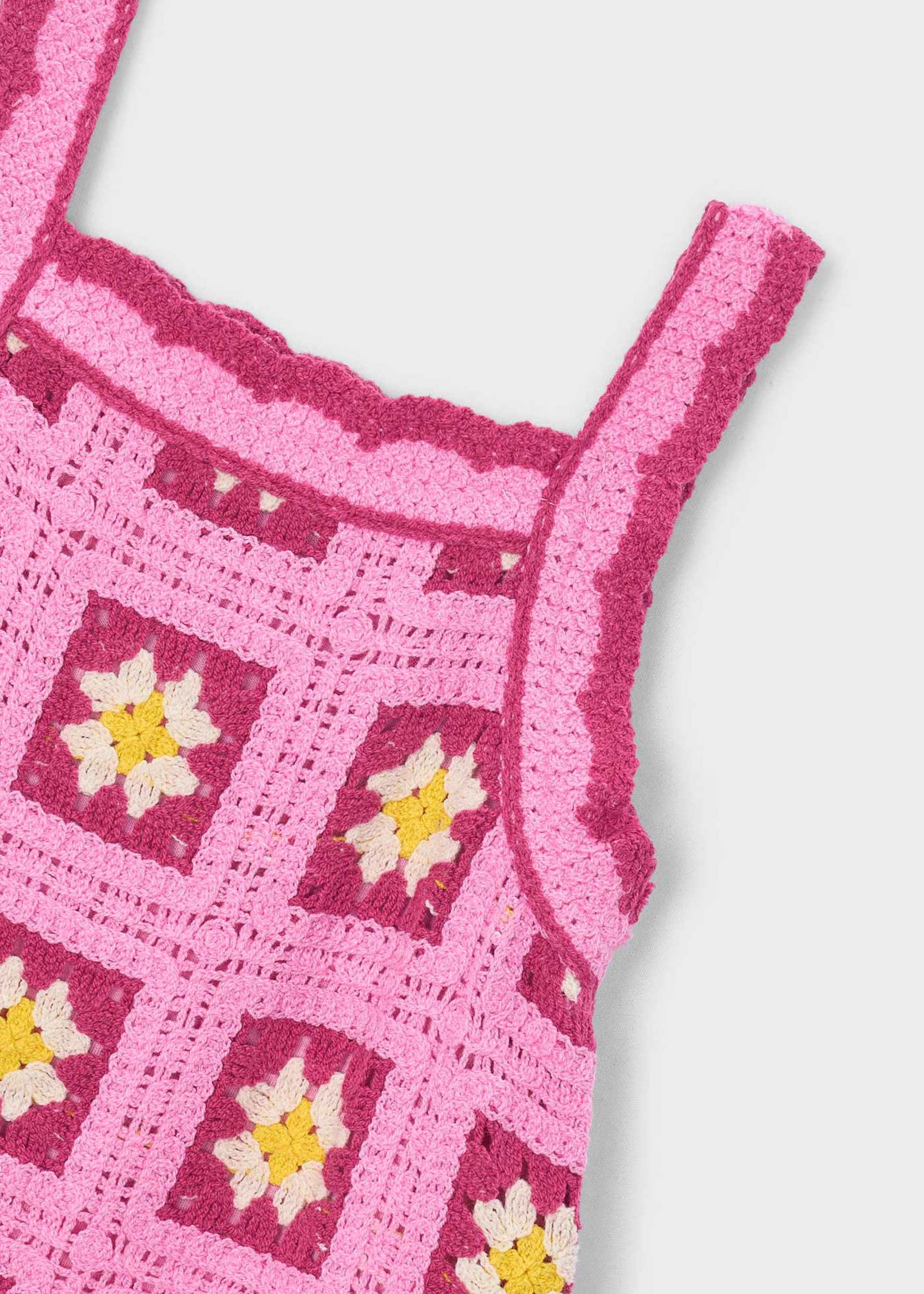 Kleid Häkeldetail Mädchen