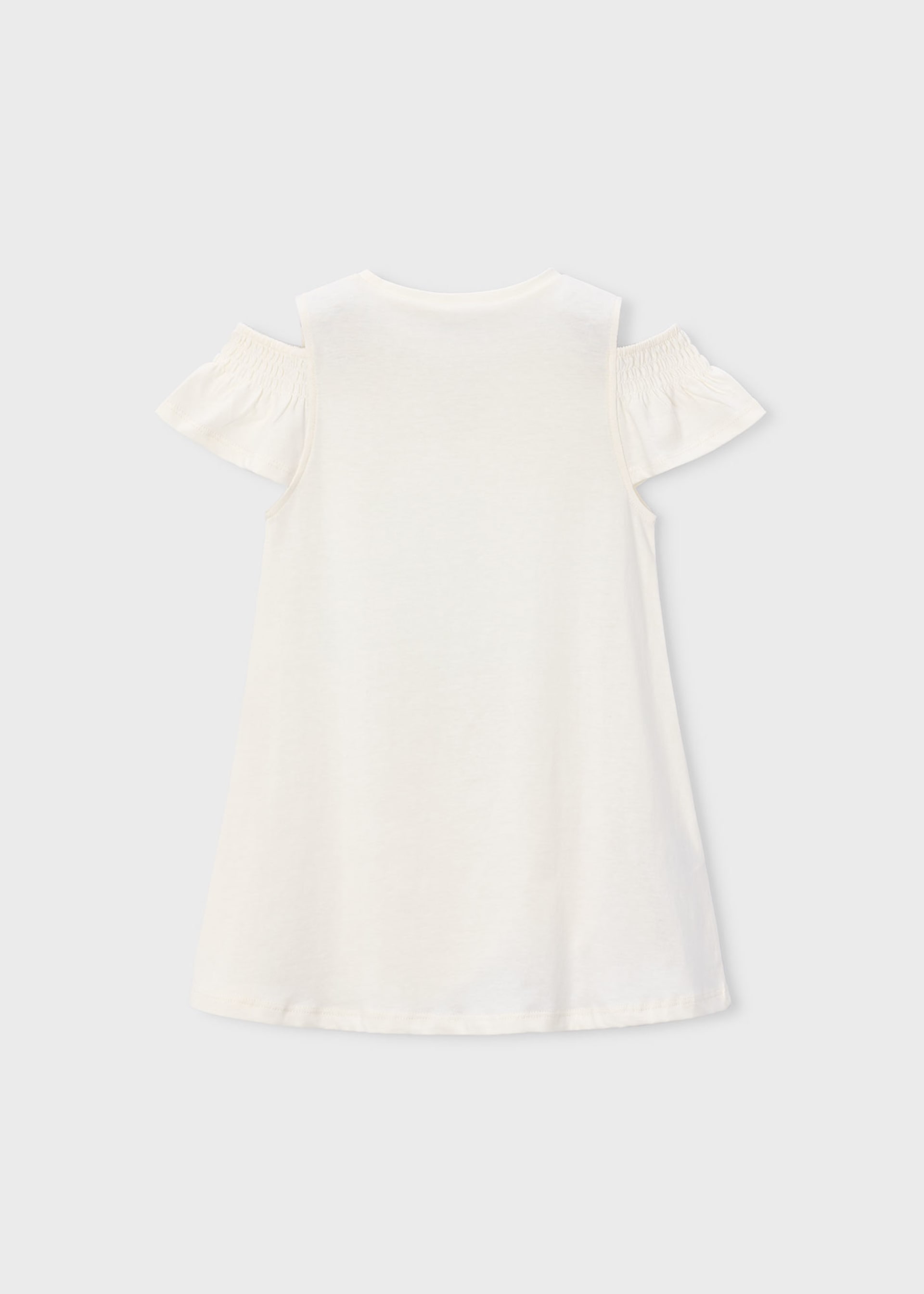 Robe à fentes avec poche fille