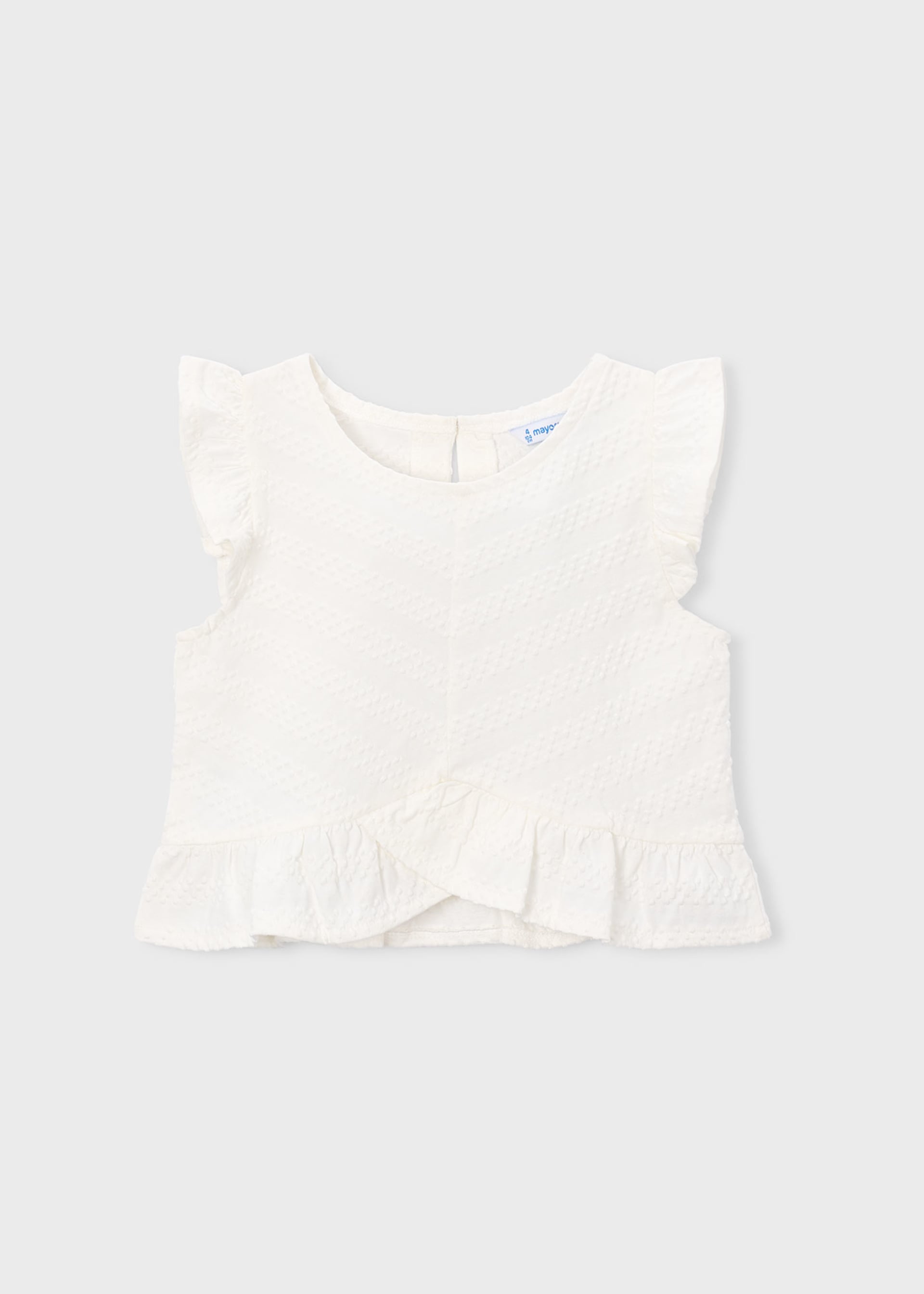 Camiseta volantes niña
