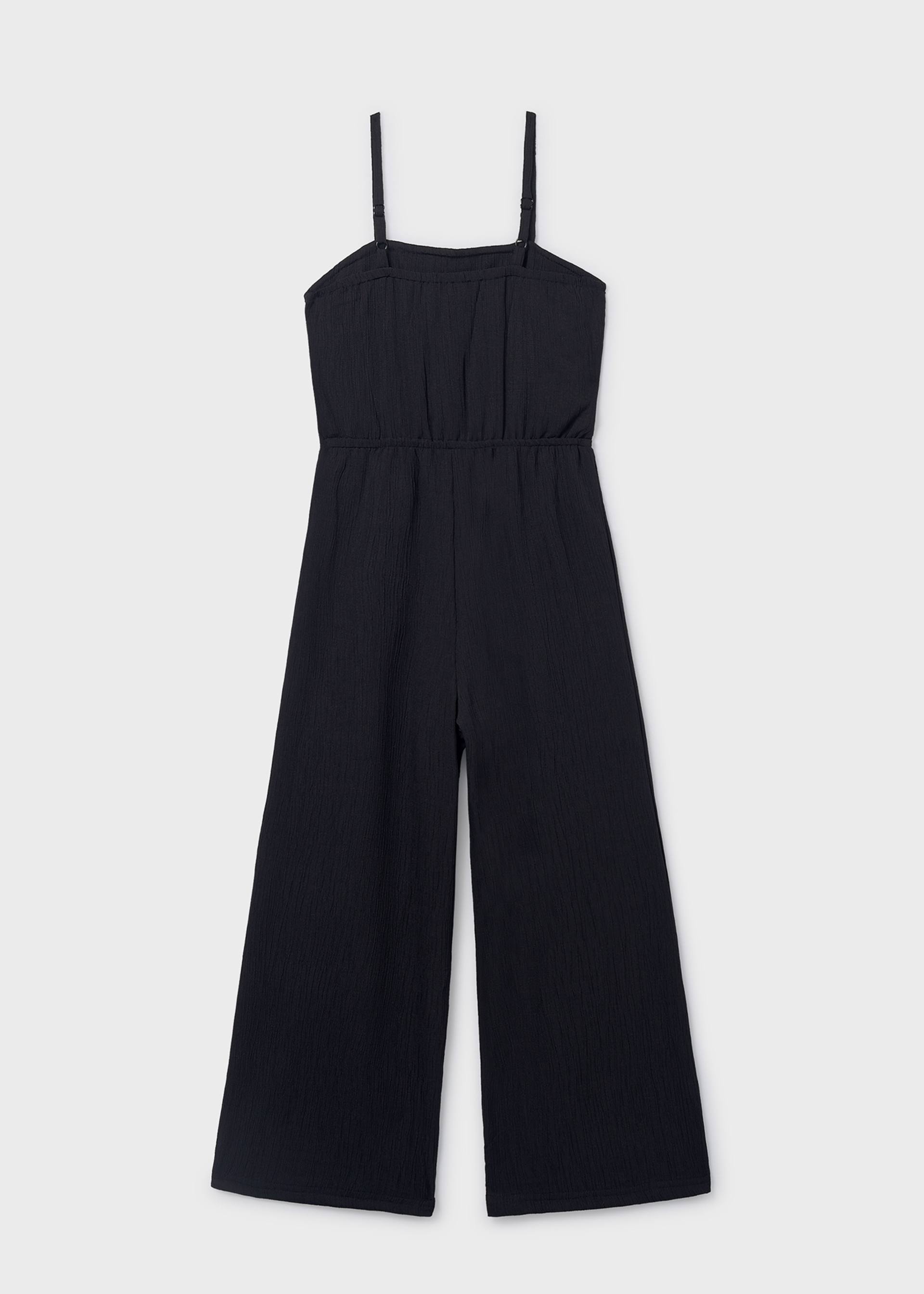 Langer Jumpsuit Rüschendetails Teenager Mädchen