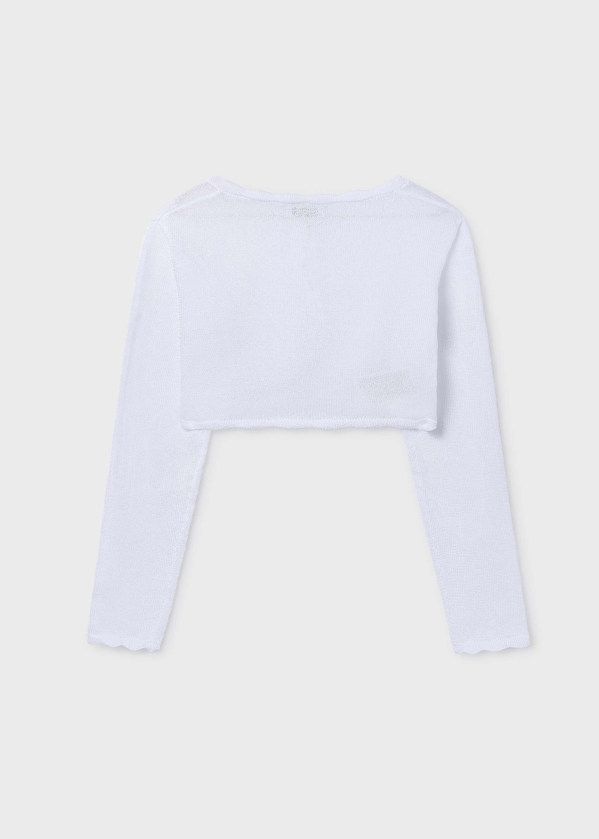 Girl Knit Crop Cardigan