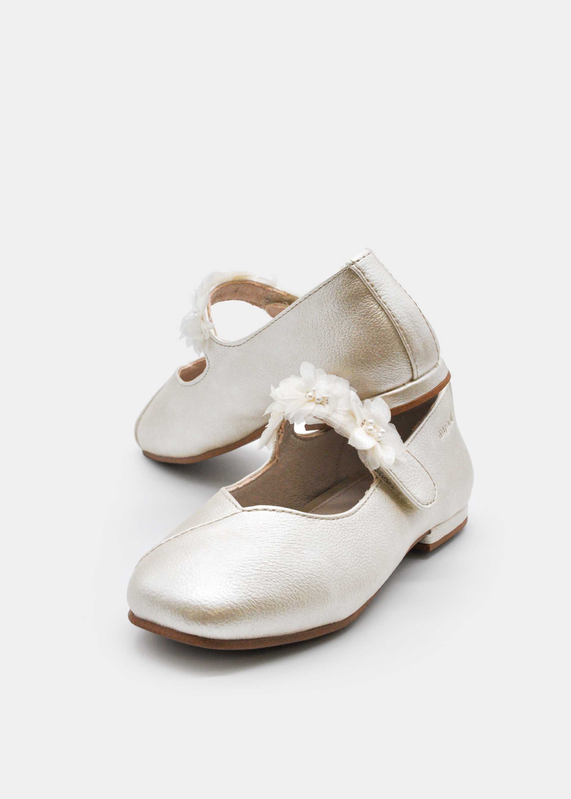 Ballerines fleurs fille