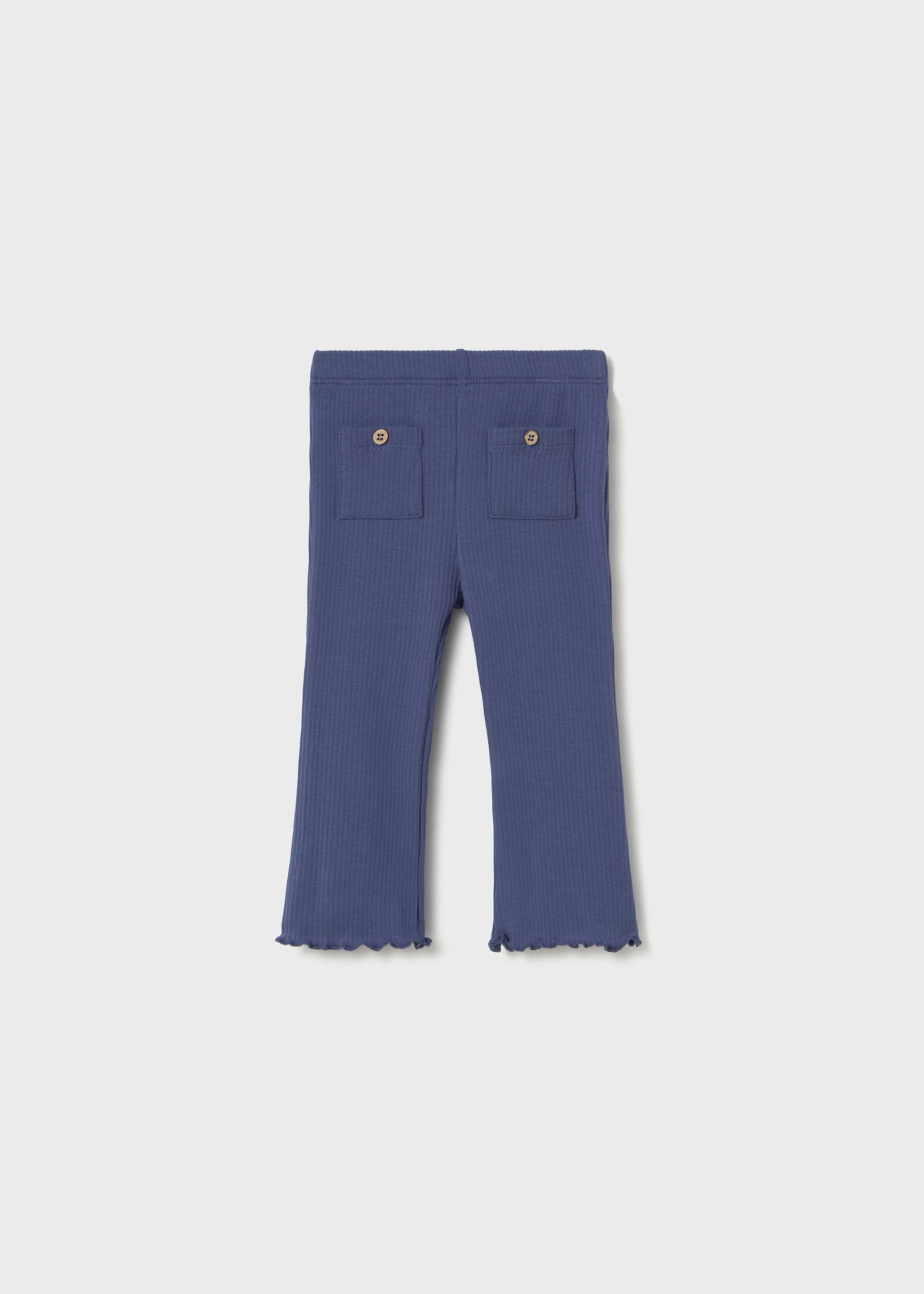 Leggings flared caneladas bebé Leggings flared caneladas bebé