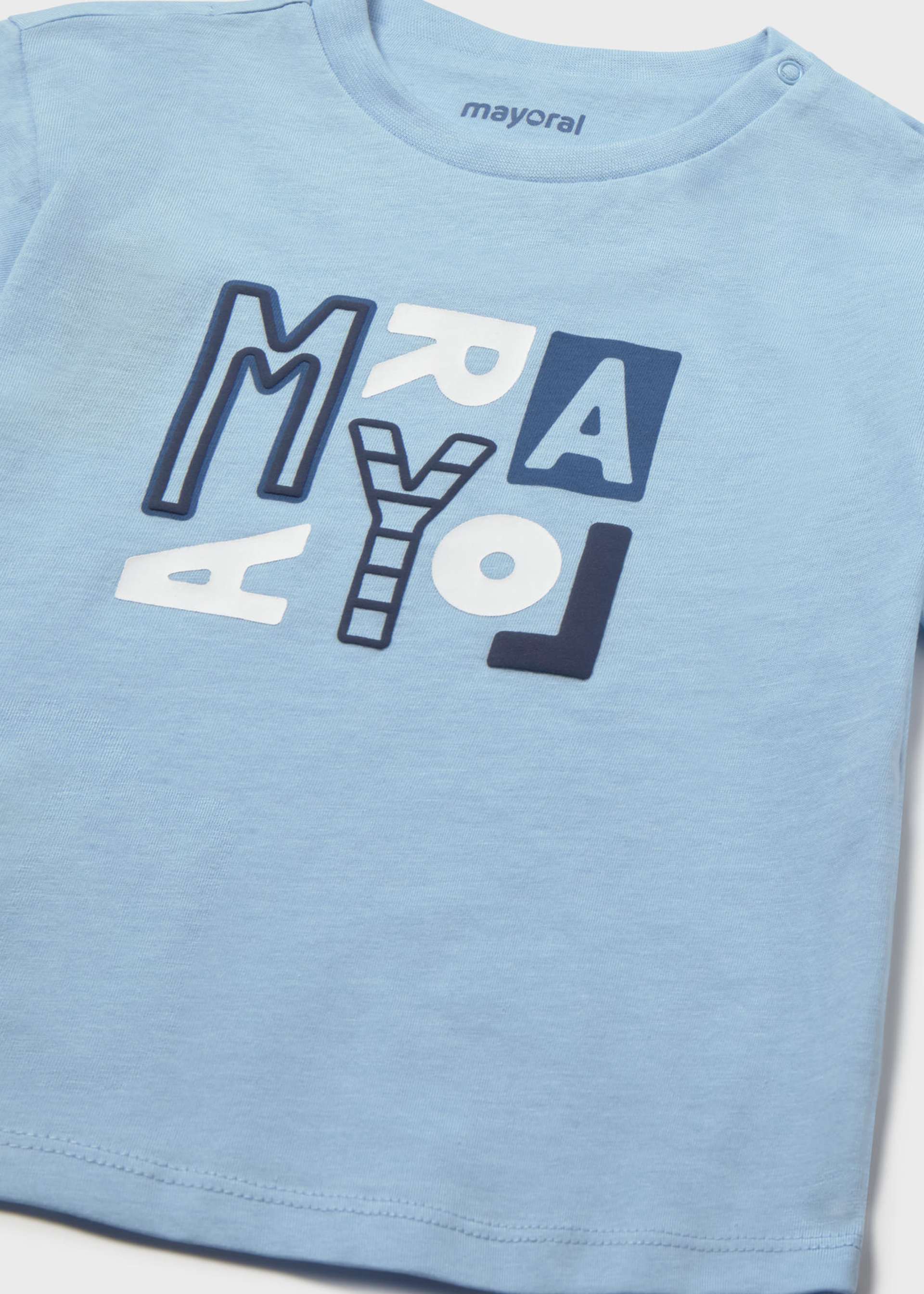 Camiseta básica letras bebé