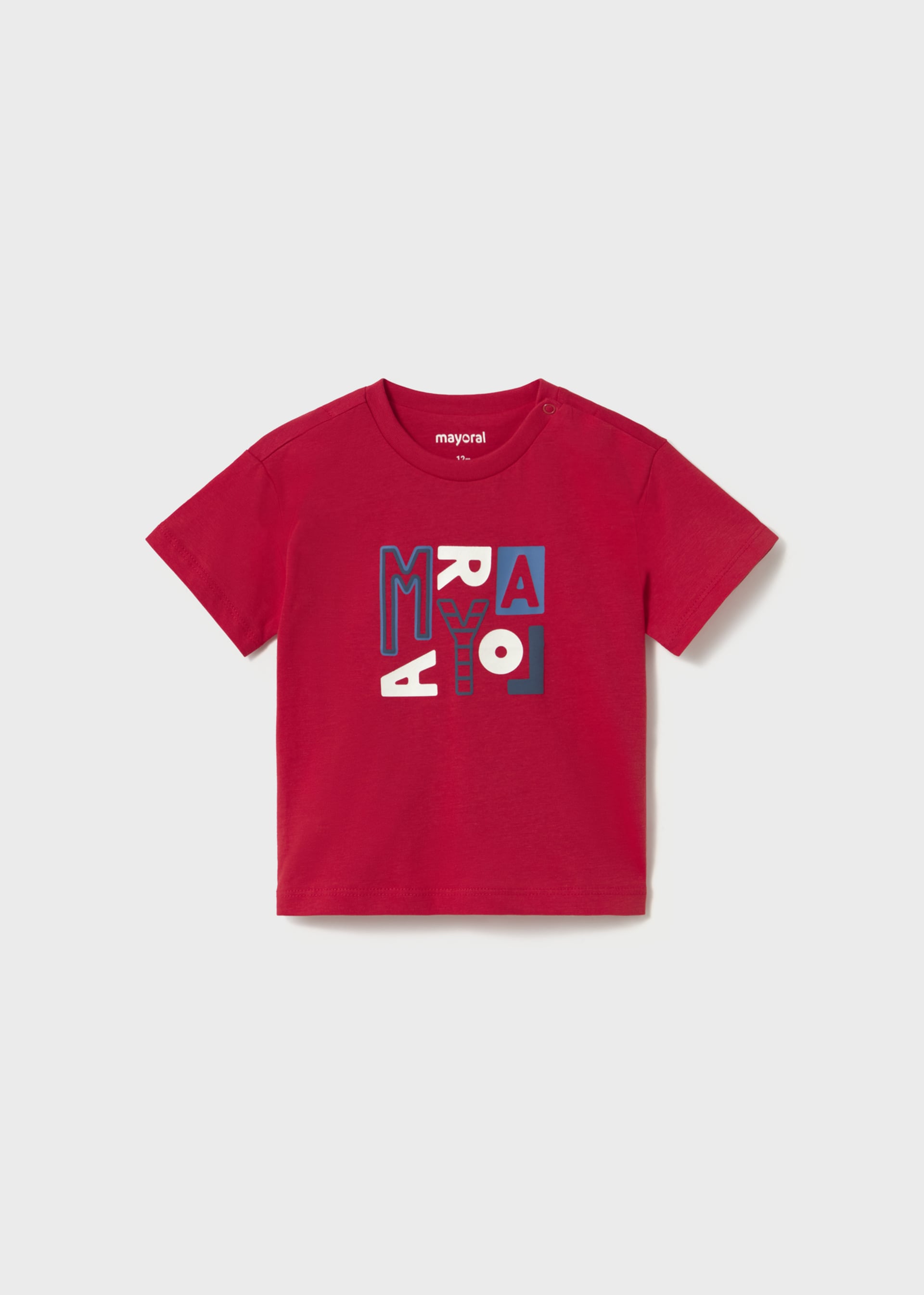 Camiseta básica letras bebé