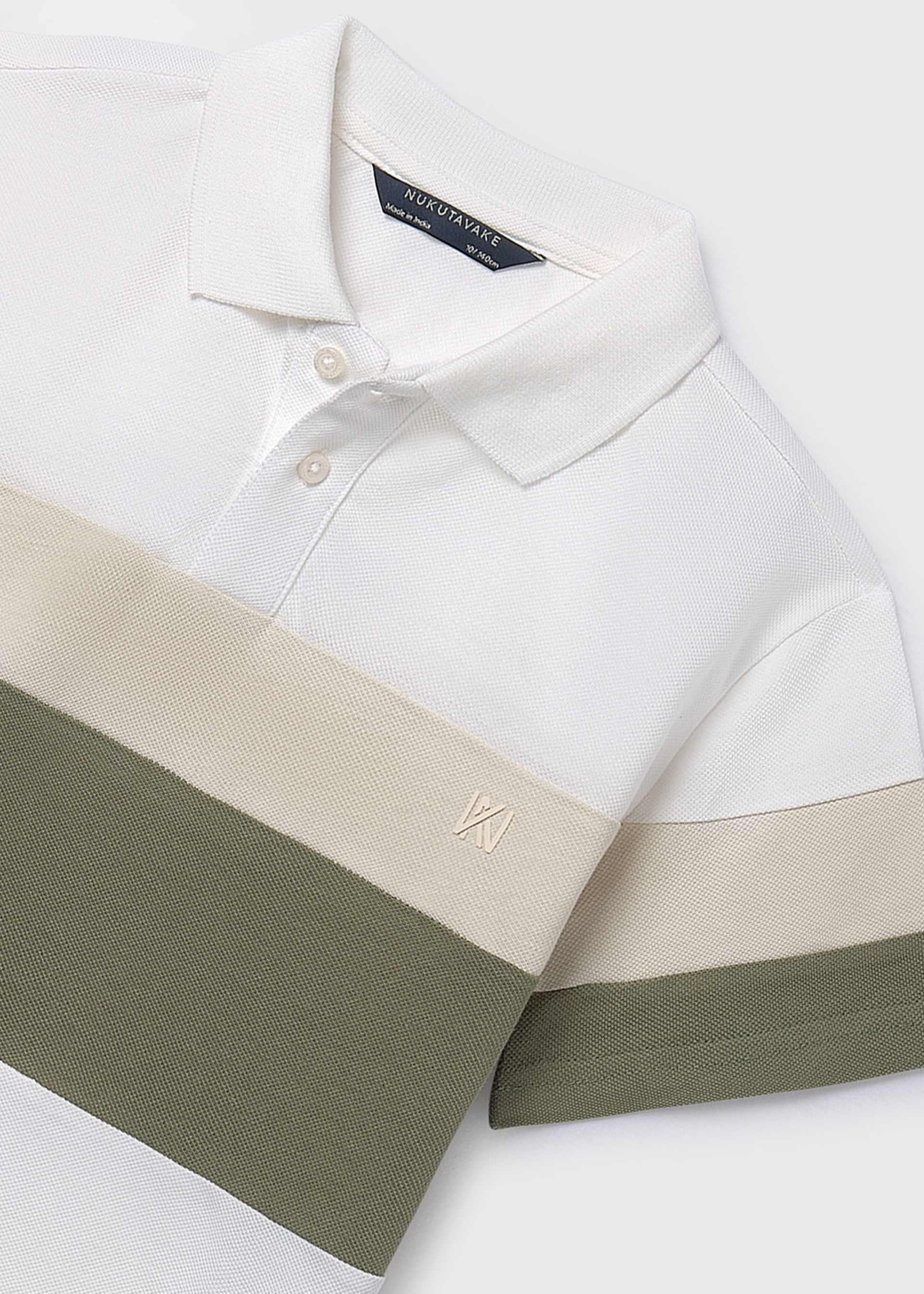 Poloshirt Blockstreifen Teenager Jungen