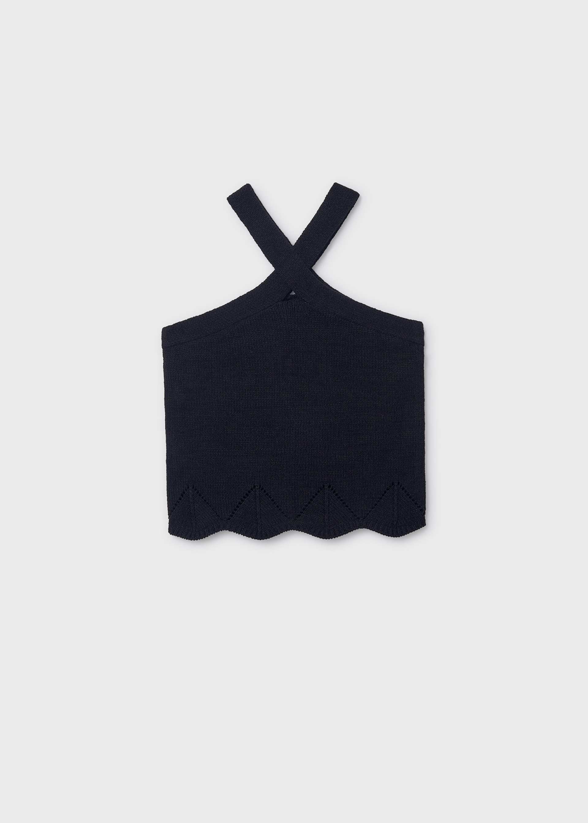 Top w stylu halter dla dziewczynki