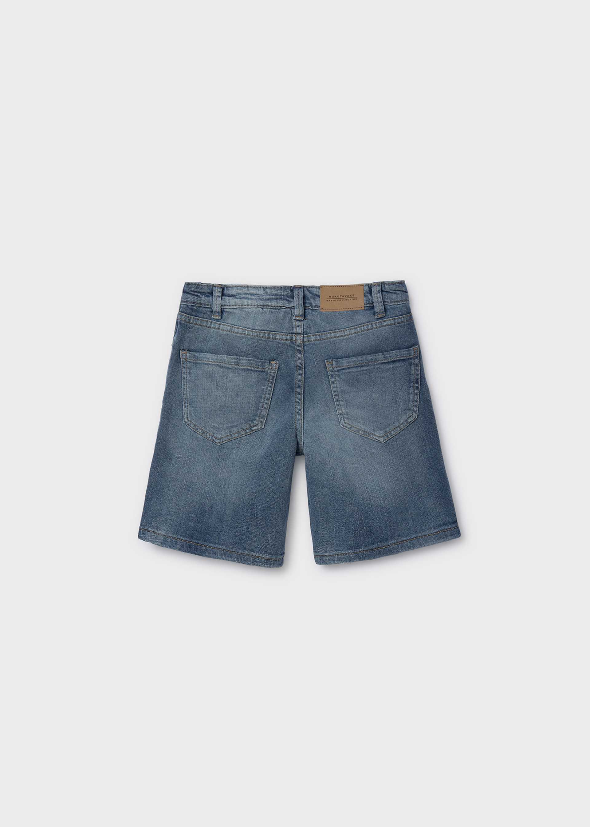 Jeans-Bermudas basic Teenager Jungen