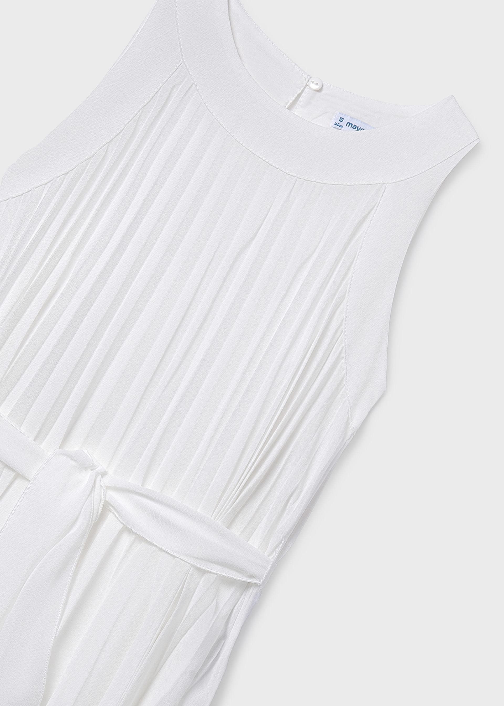 Pleated dress for girls