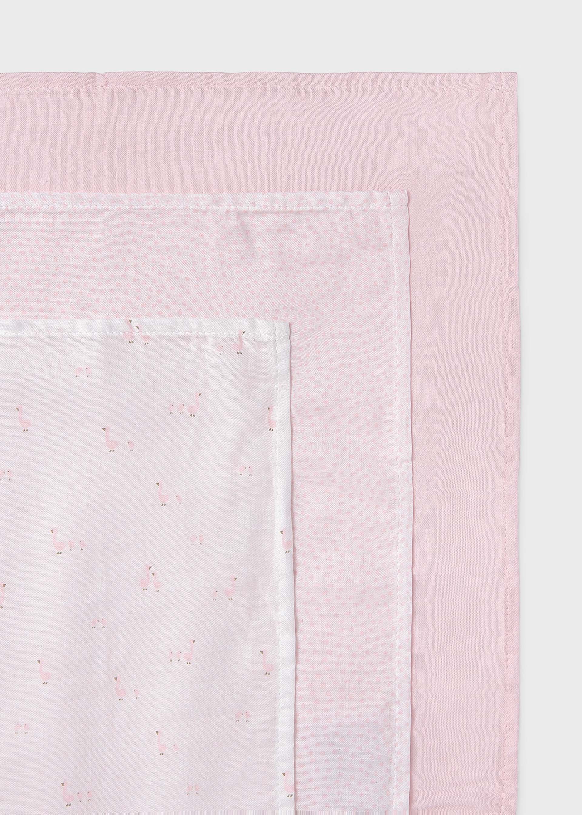 Set of 3 baby gauze pads