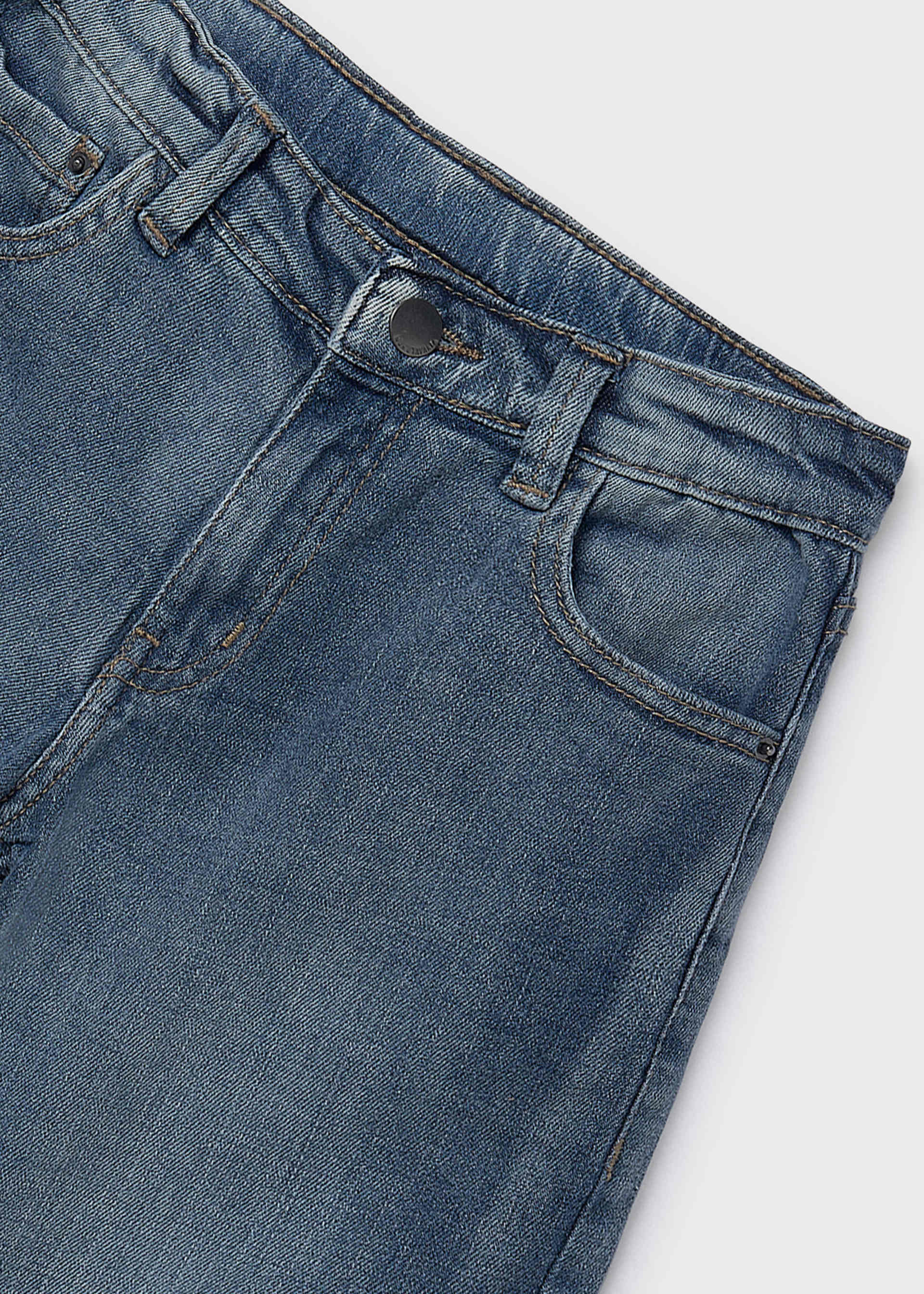 Bermudy jeansowe basic dla chłopca