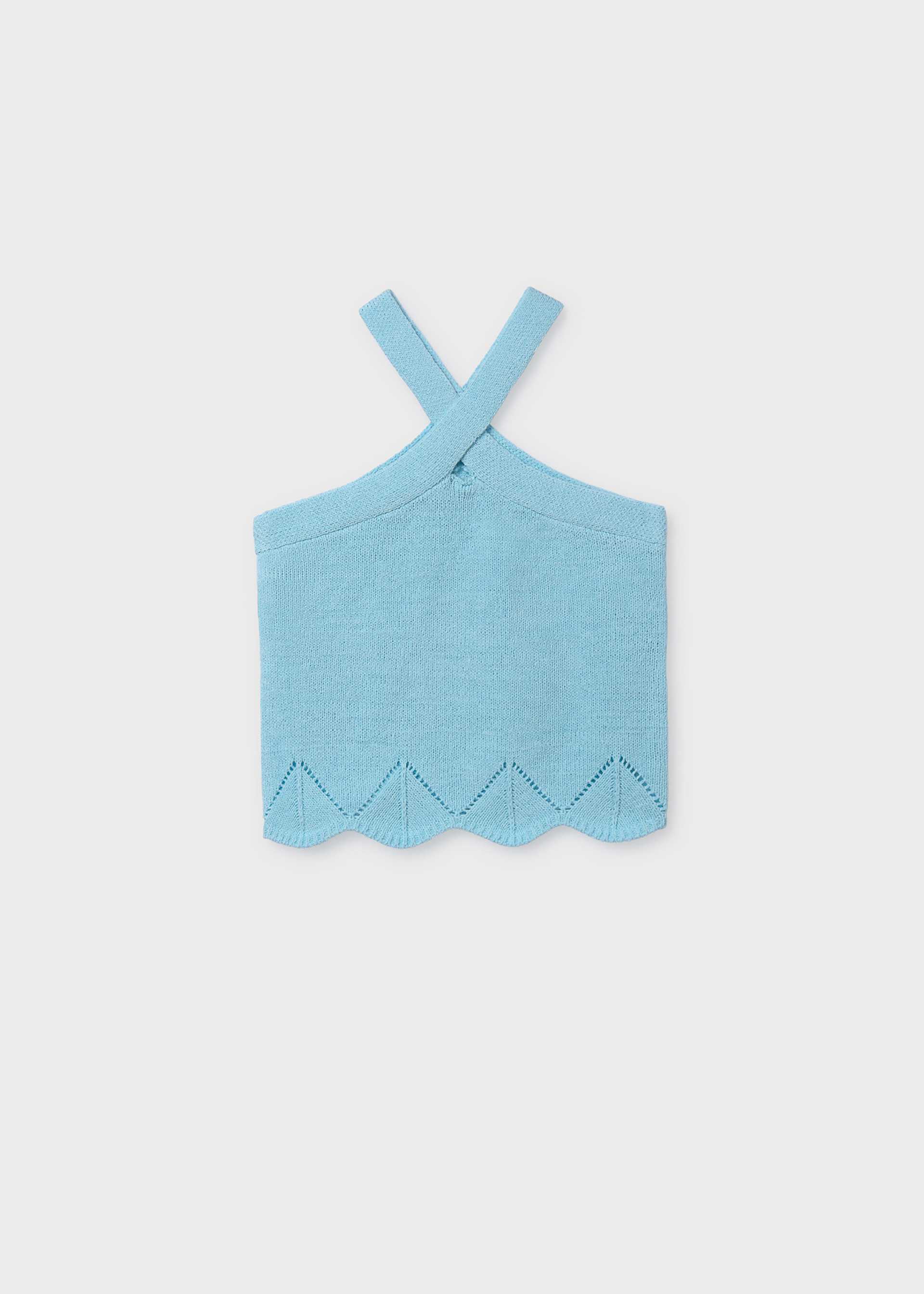 Top gola halter rapariga