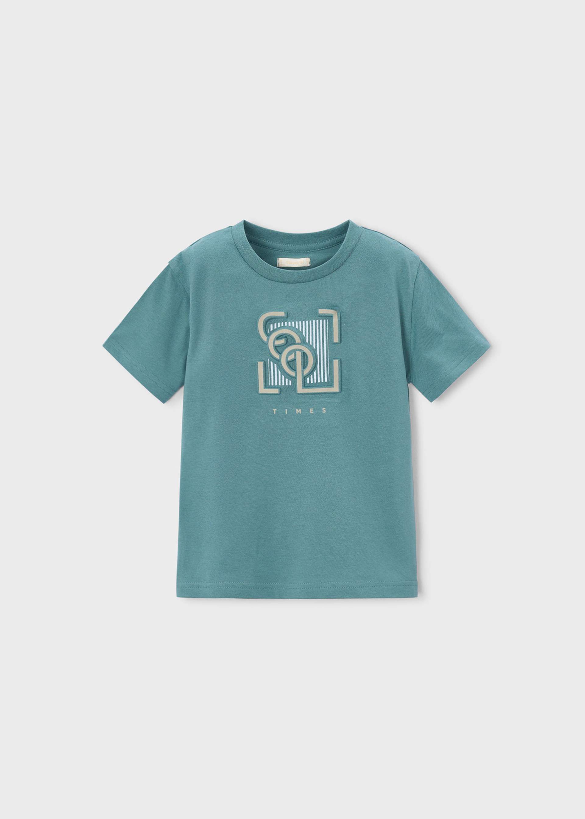 Boy Embossed Graphic T-shirt