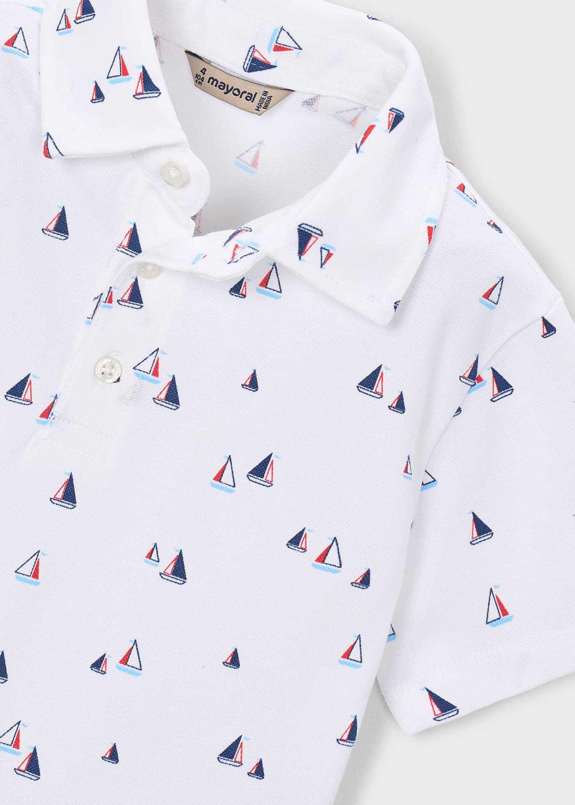 Poloshirt gemustert Jungen