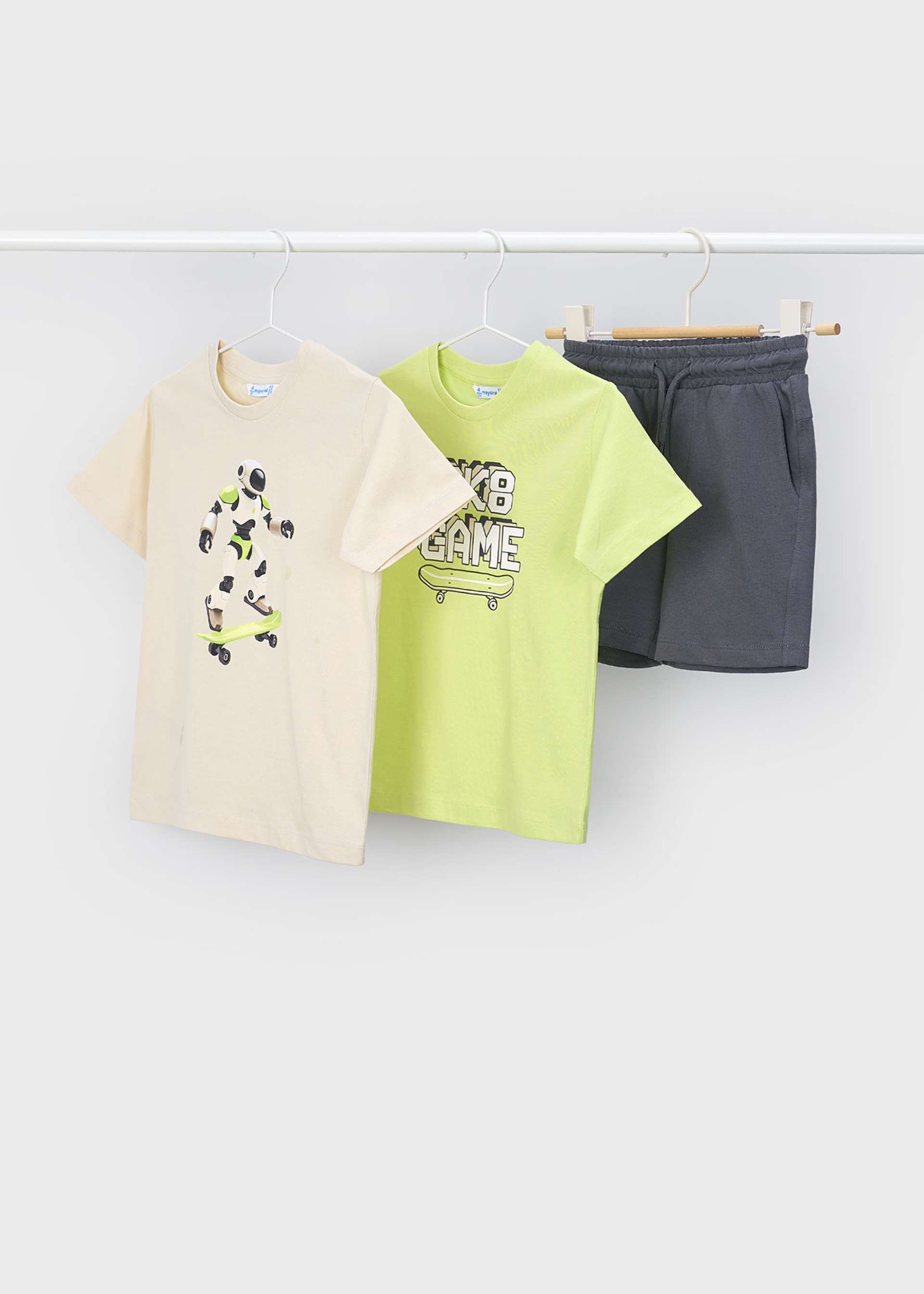 Conjunto 3 peças robot menino