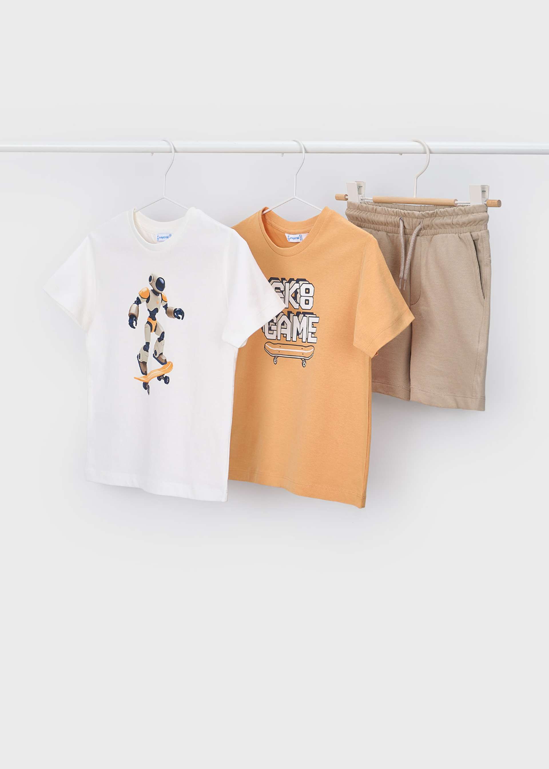 Conjunto 3 piezas robot niño