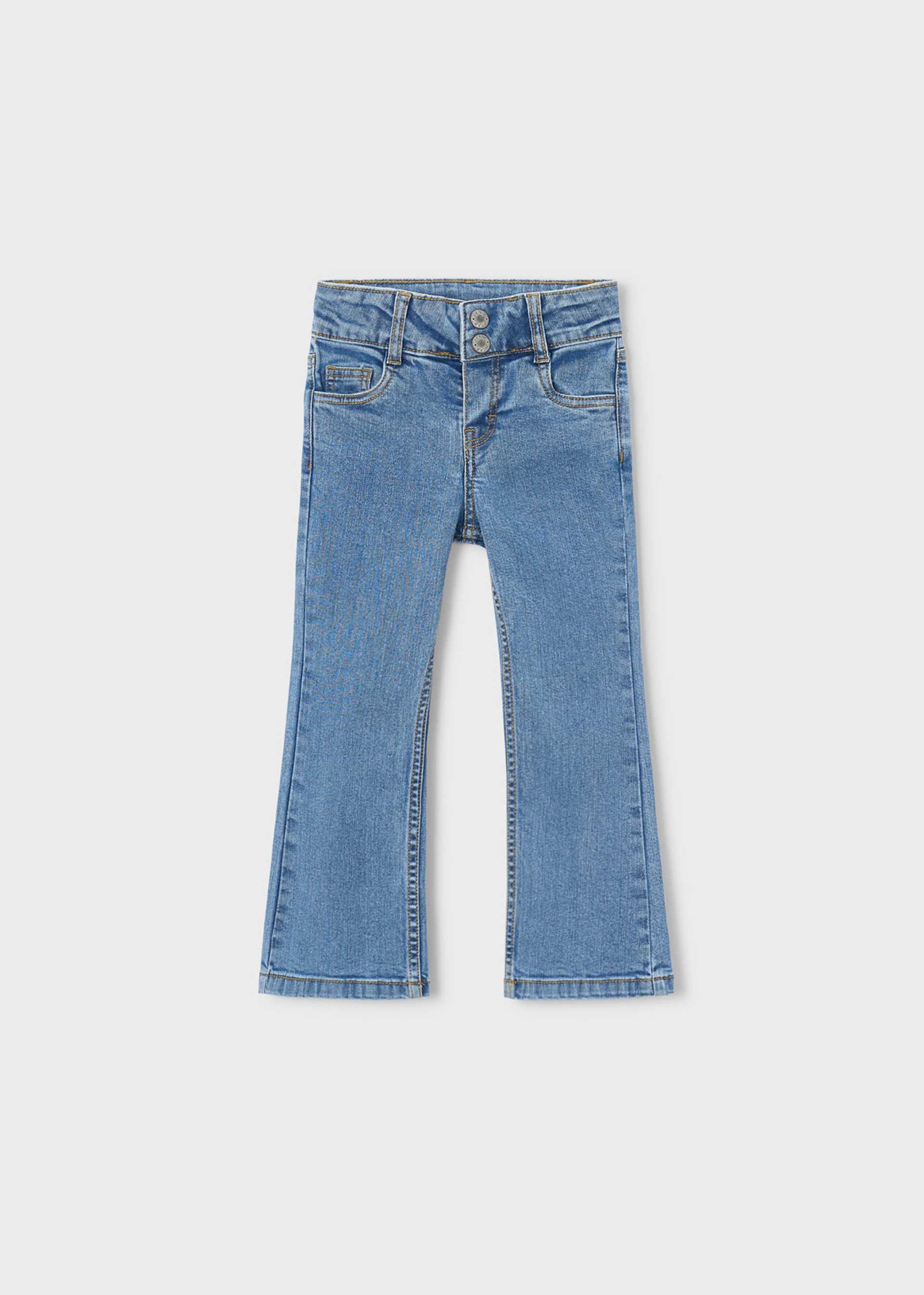 Pantalón de mezclilla flare niña