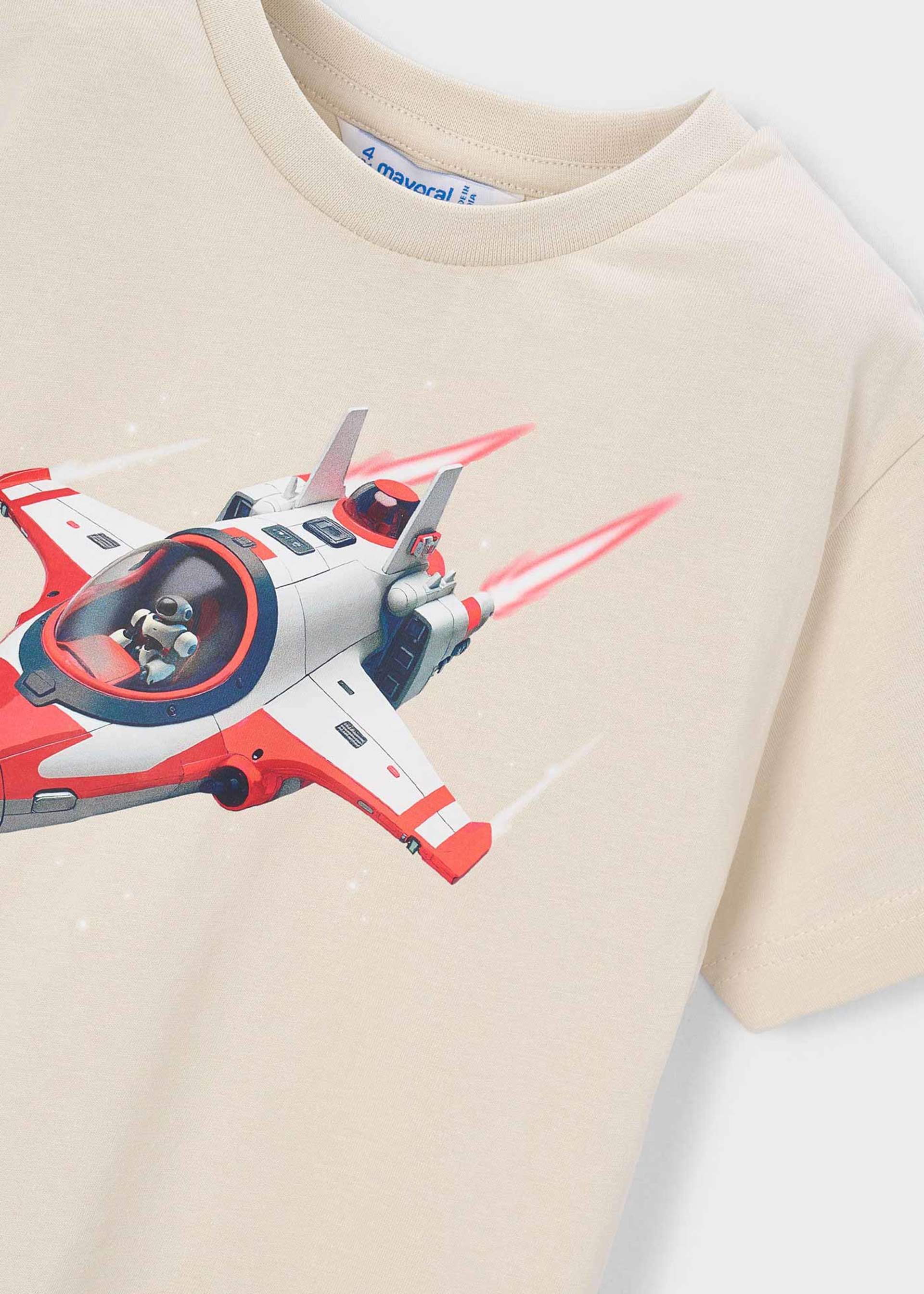 Playera nave espacial niño
