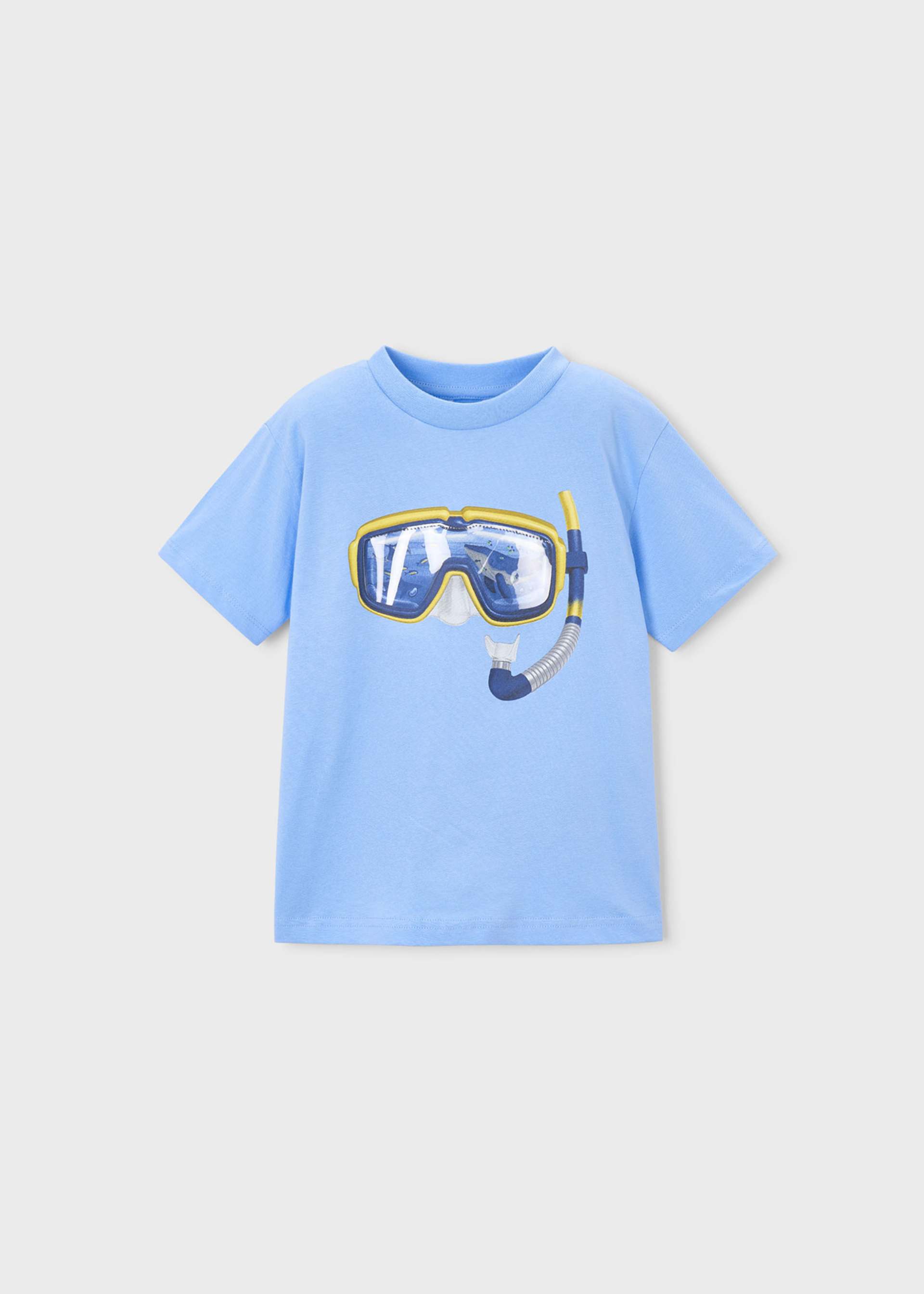 Playera goggles de bucear niño