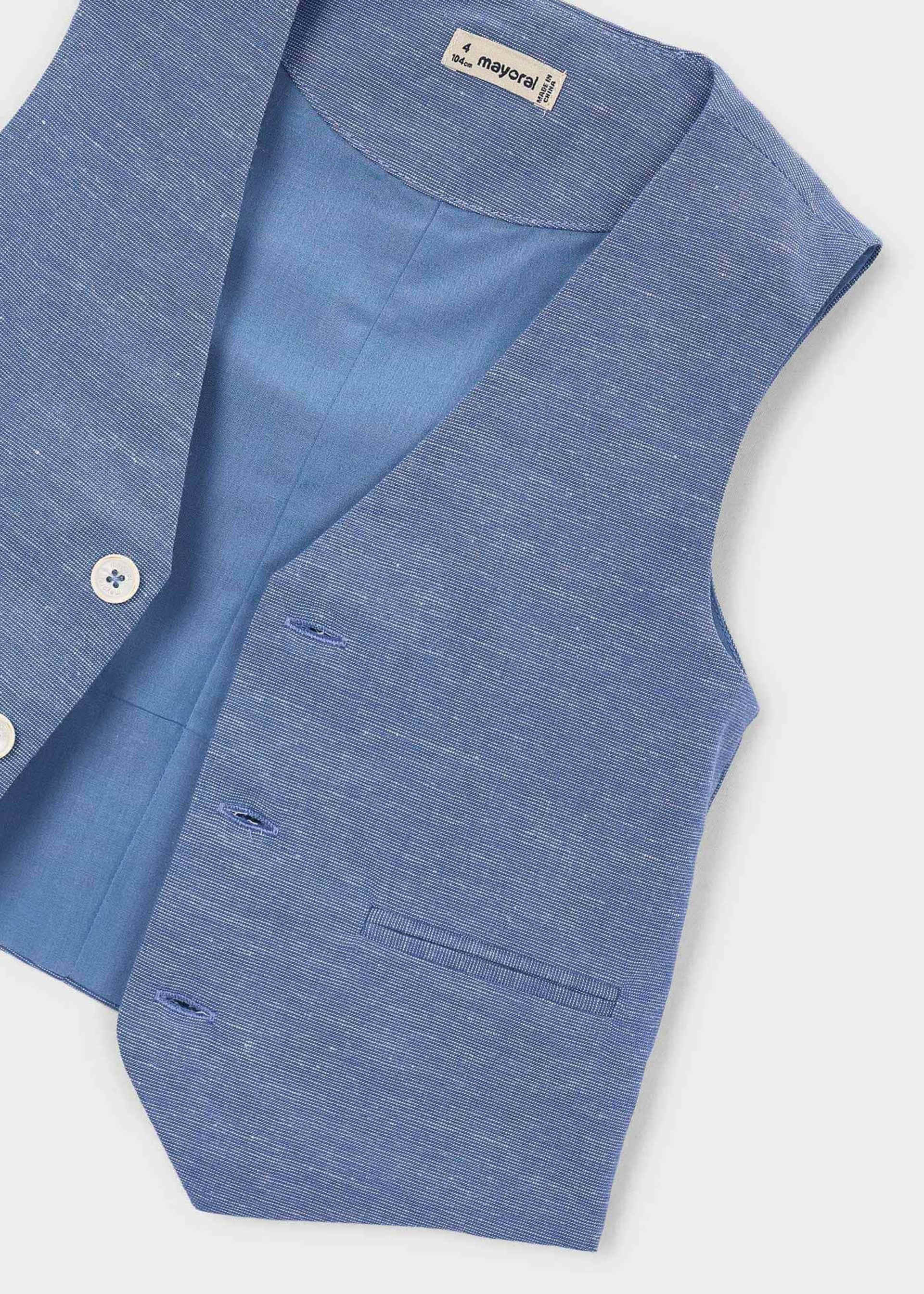 Children's linen waistcoat boy