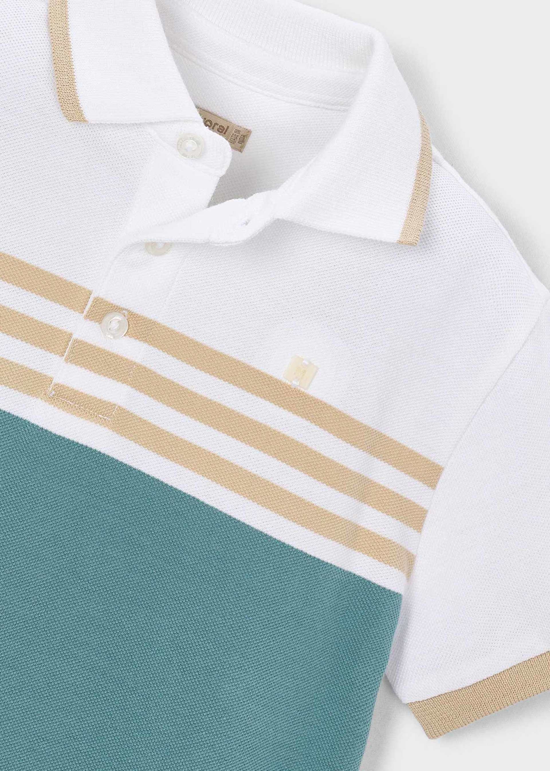 Polo shirt with stripes
