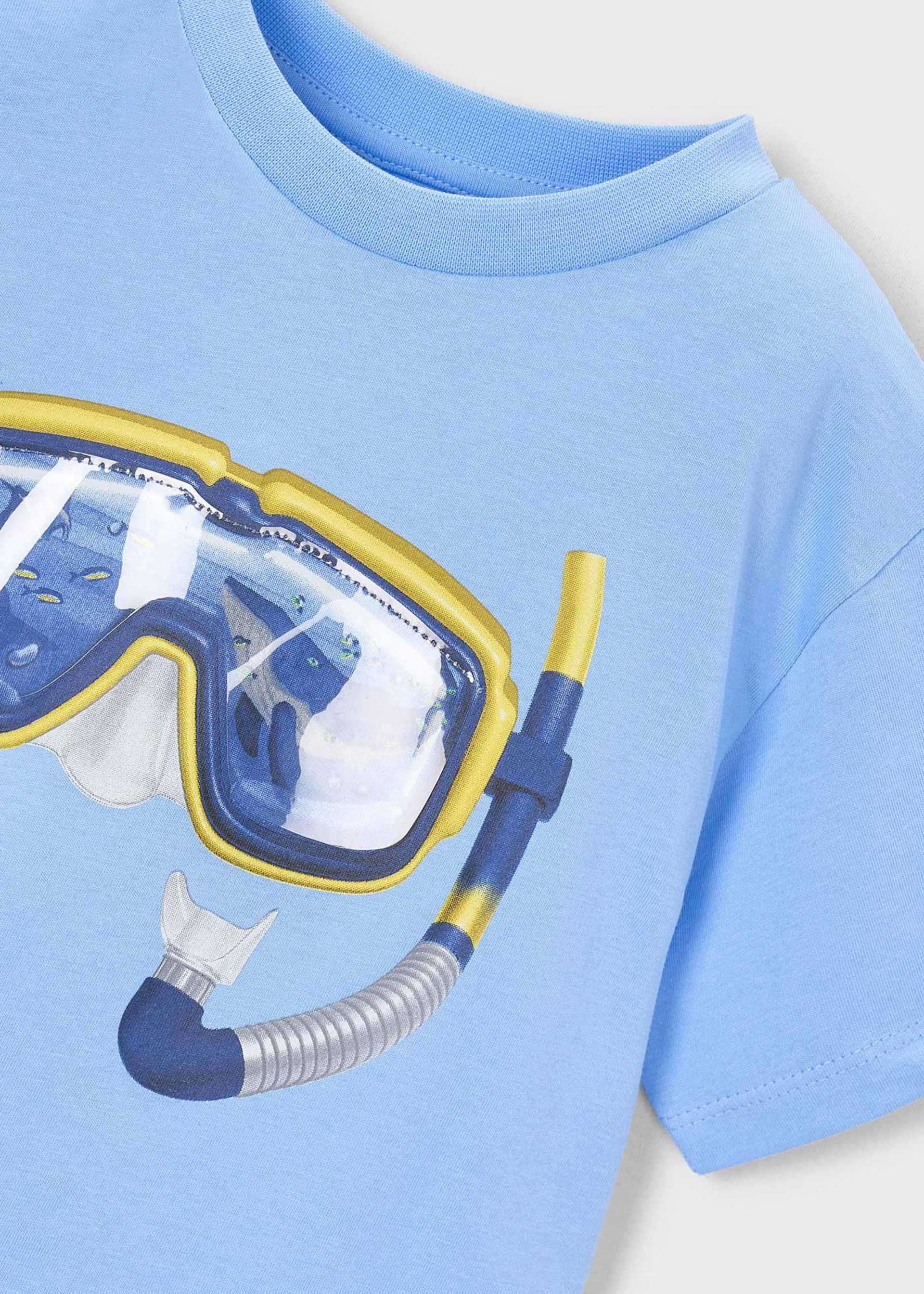 T-Shirt Taucherbrille Jungen