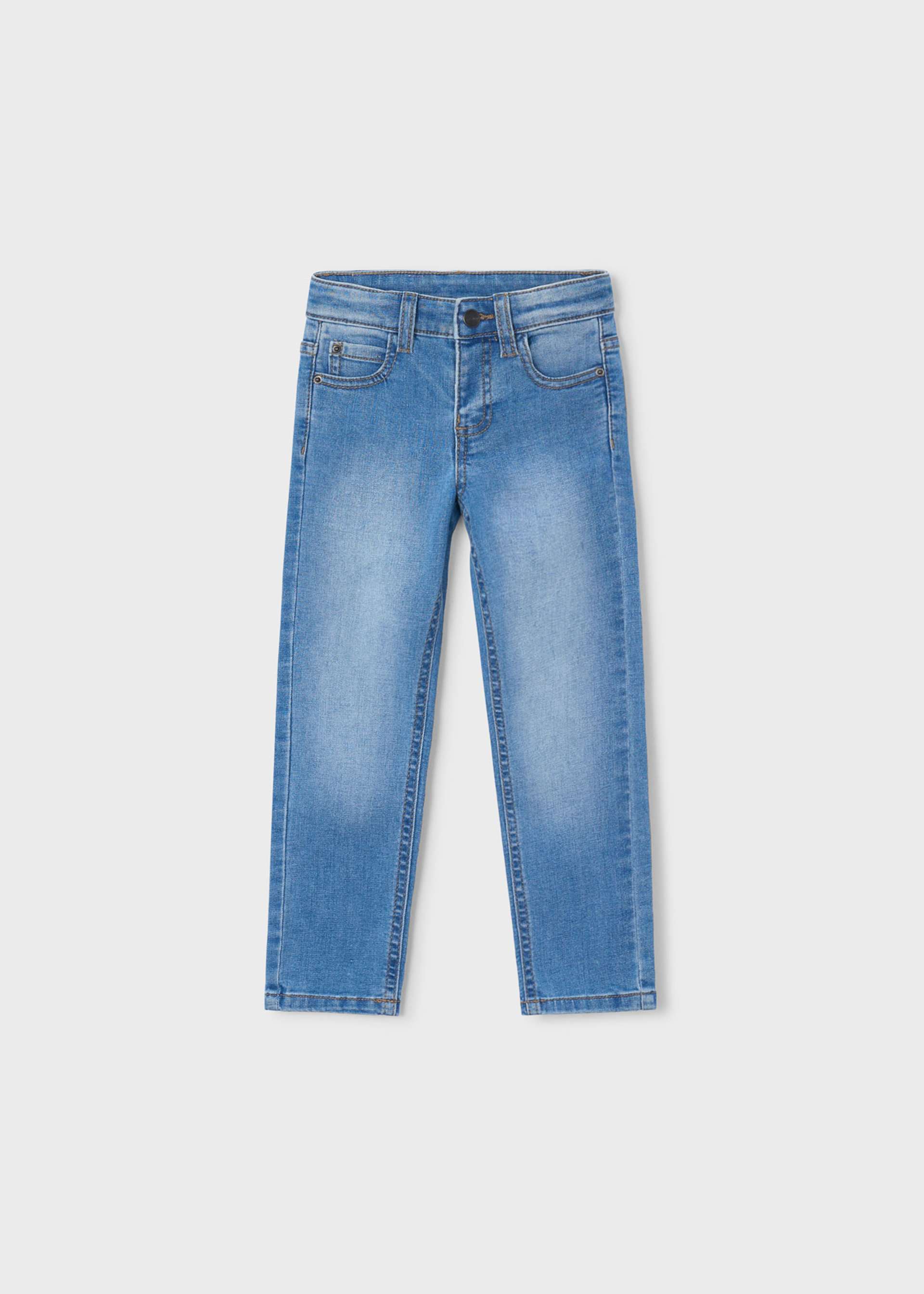 Pantaloni denim stramti basic baiat