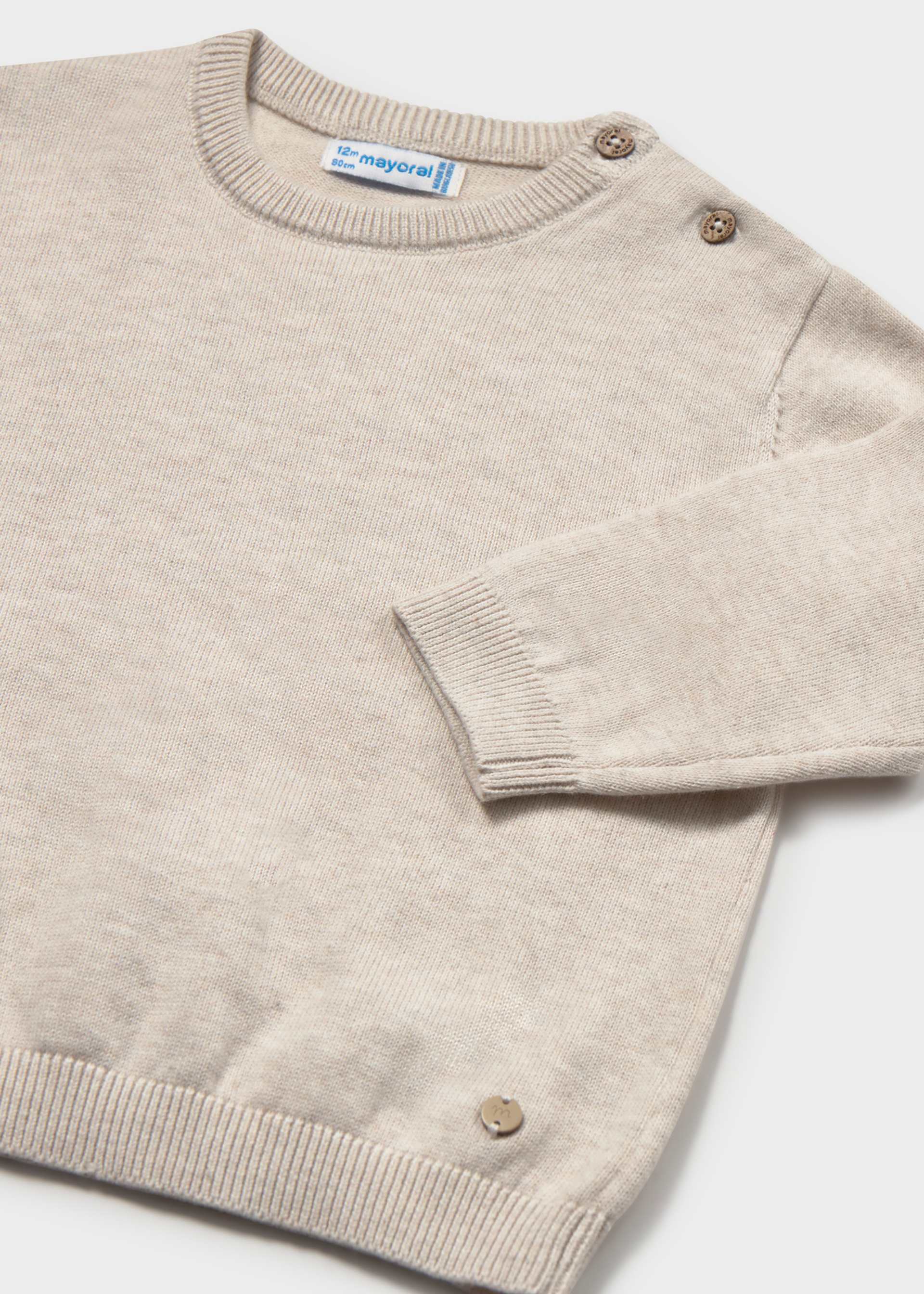 Baby Crew Button Sweater