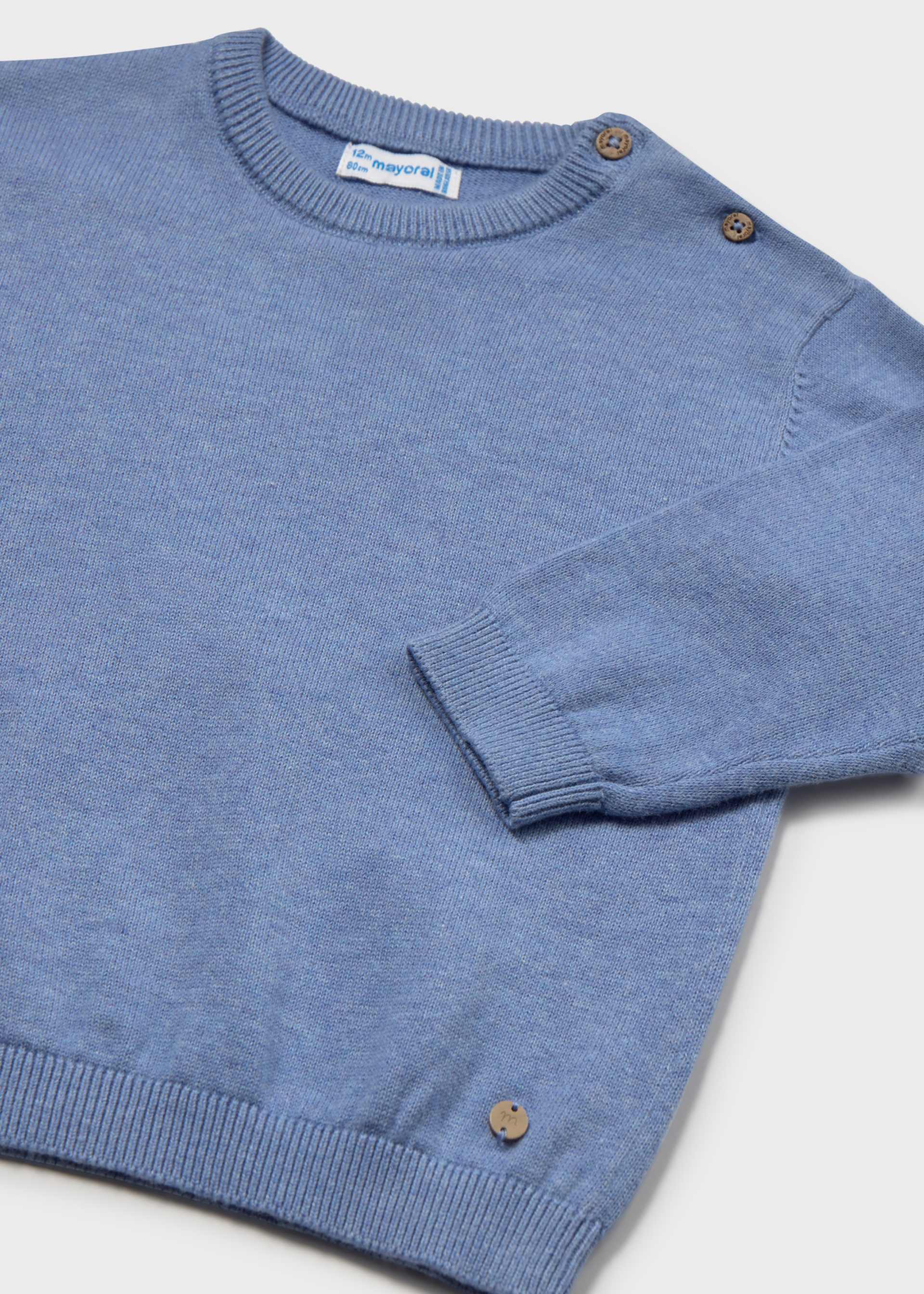 Baby Crew Button Sweater