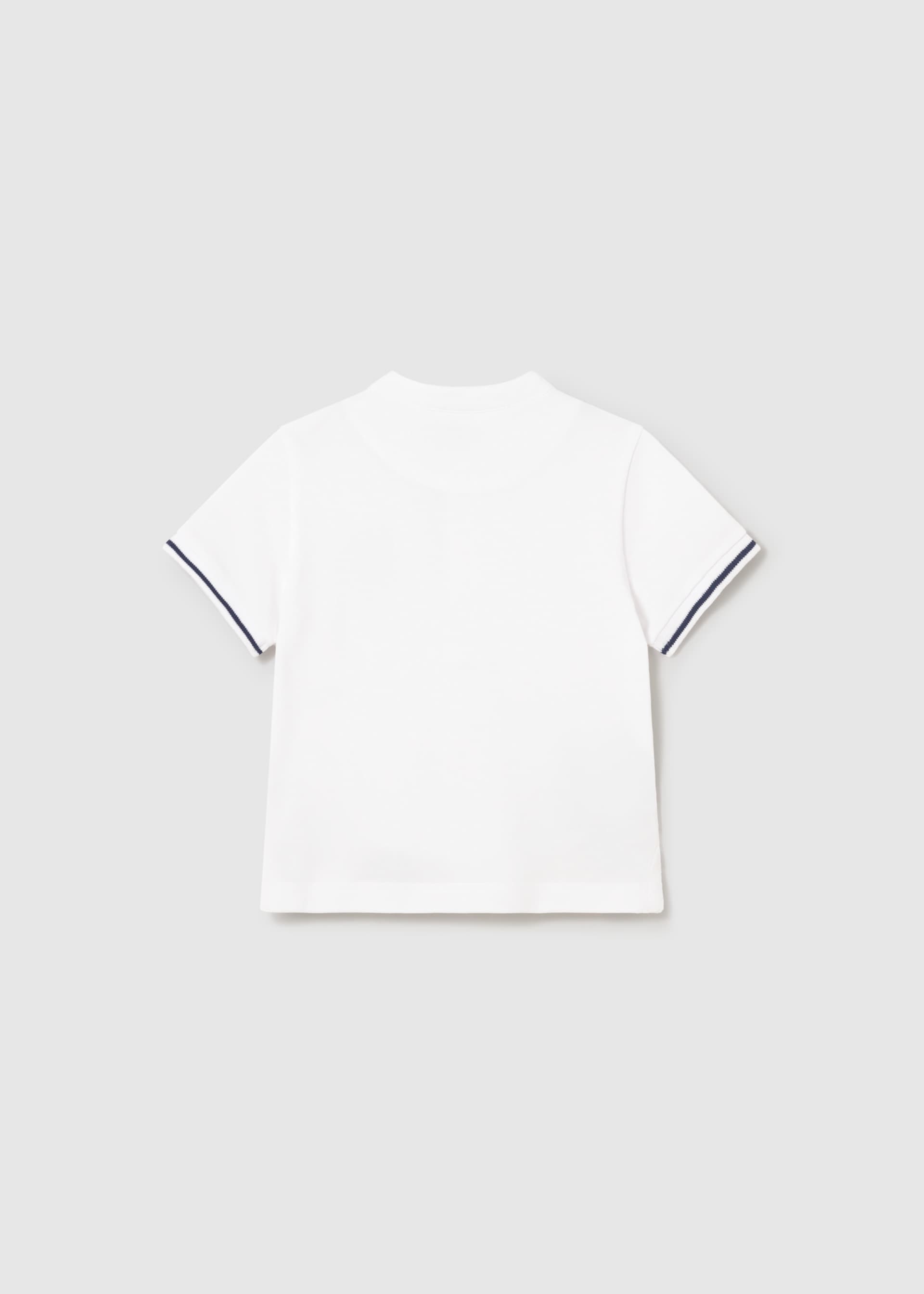 Baby mandarin collar polo shirt