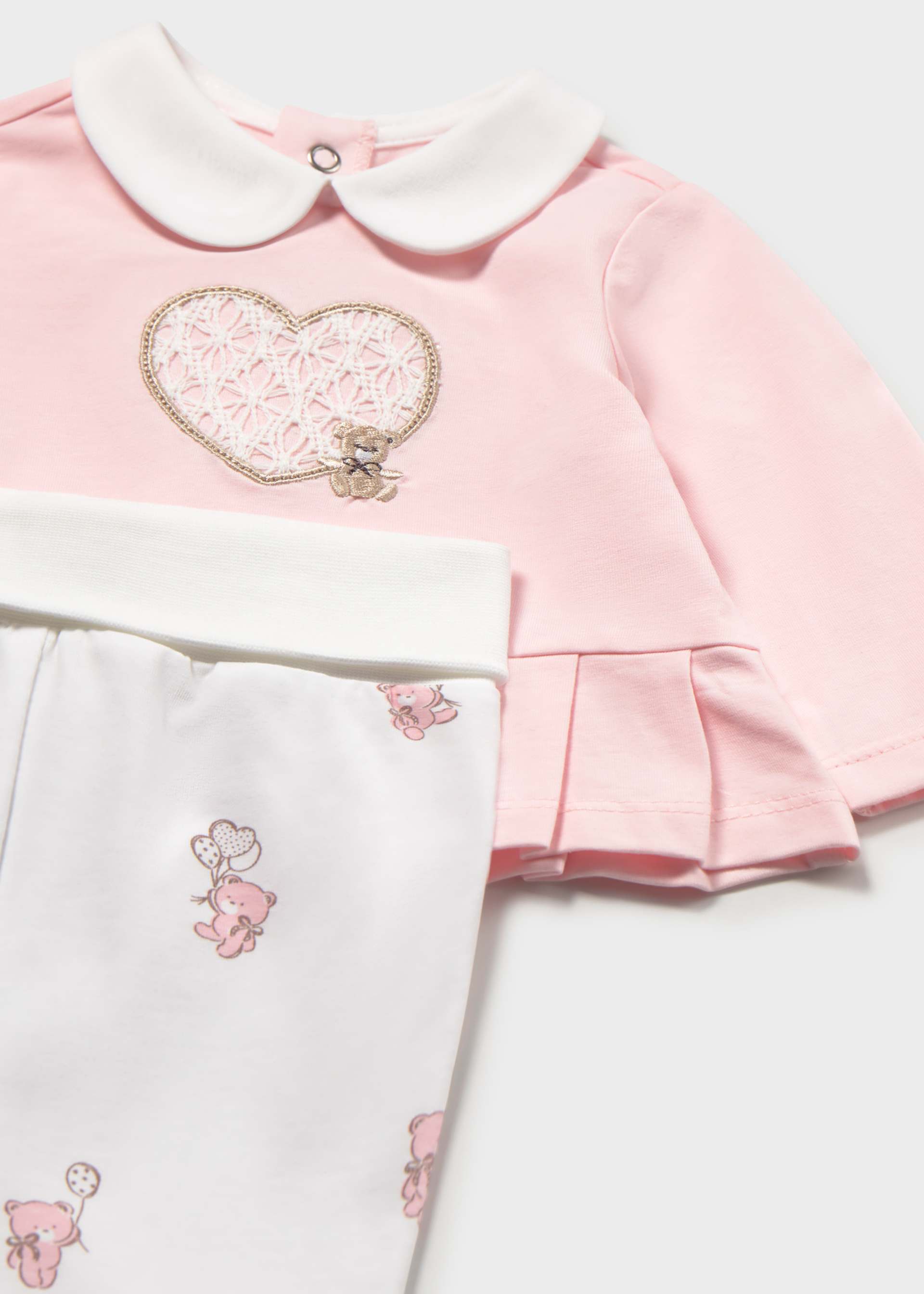 Long-sleeved leg warmer set newborn