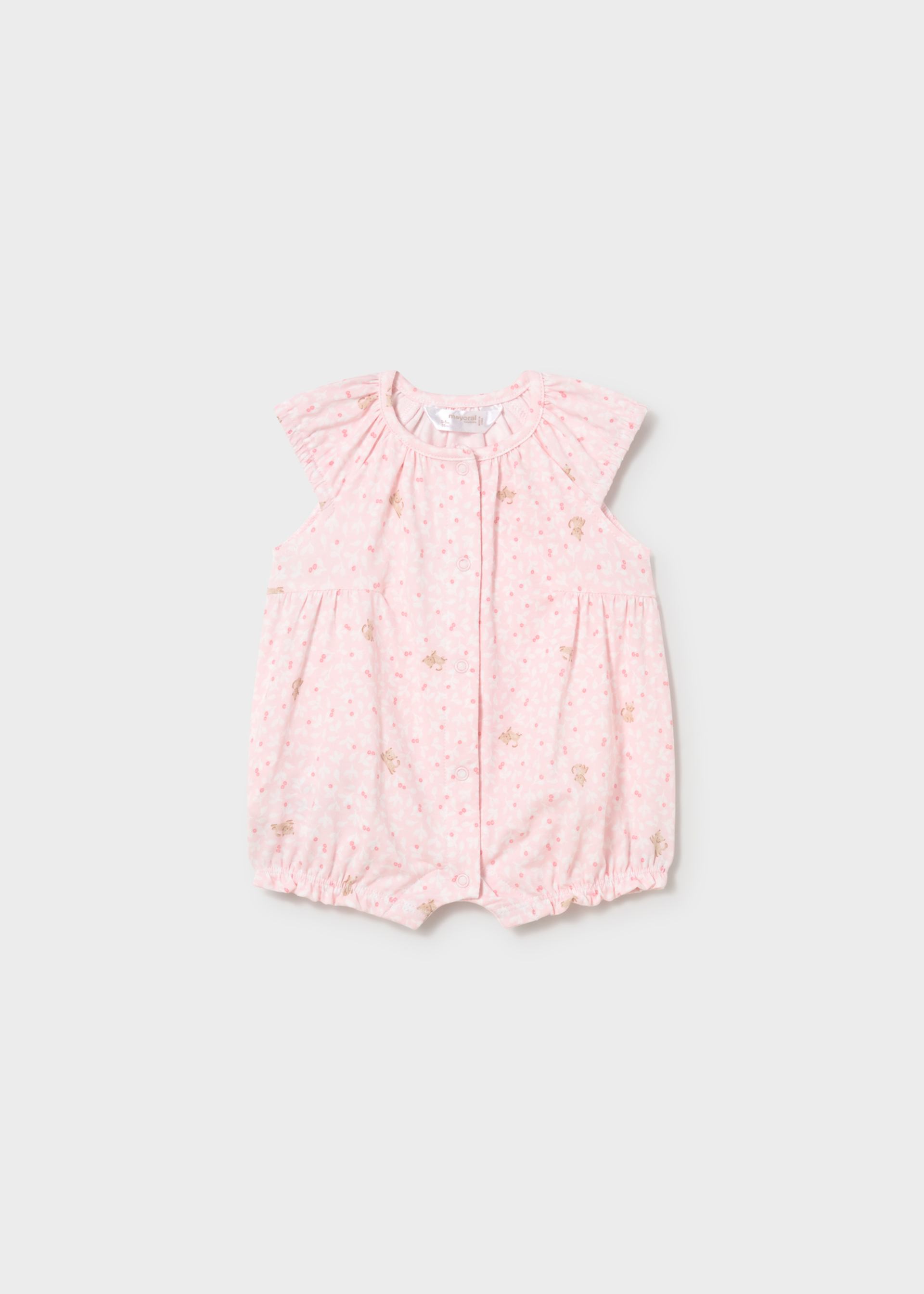 Pijama cu imprimeu nou-nascut