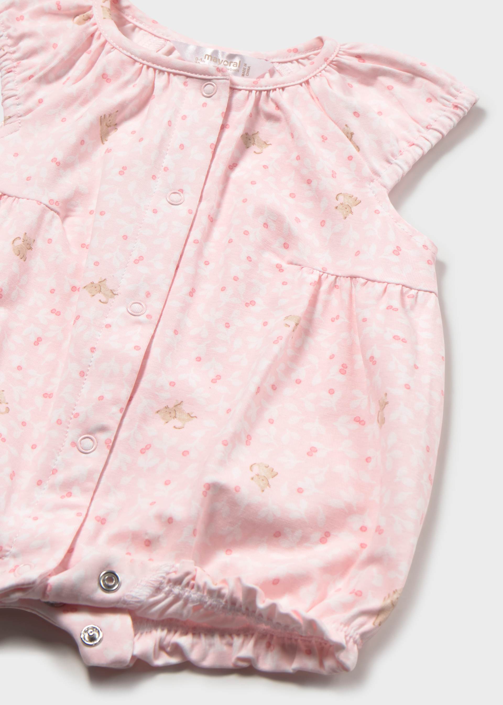 Pijama cu imprimeu nou-nascut